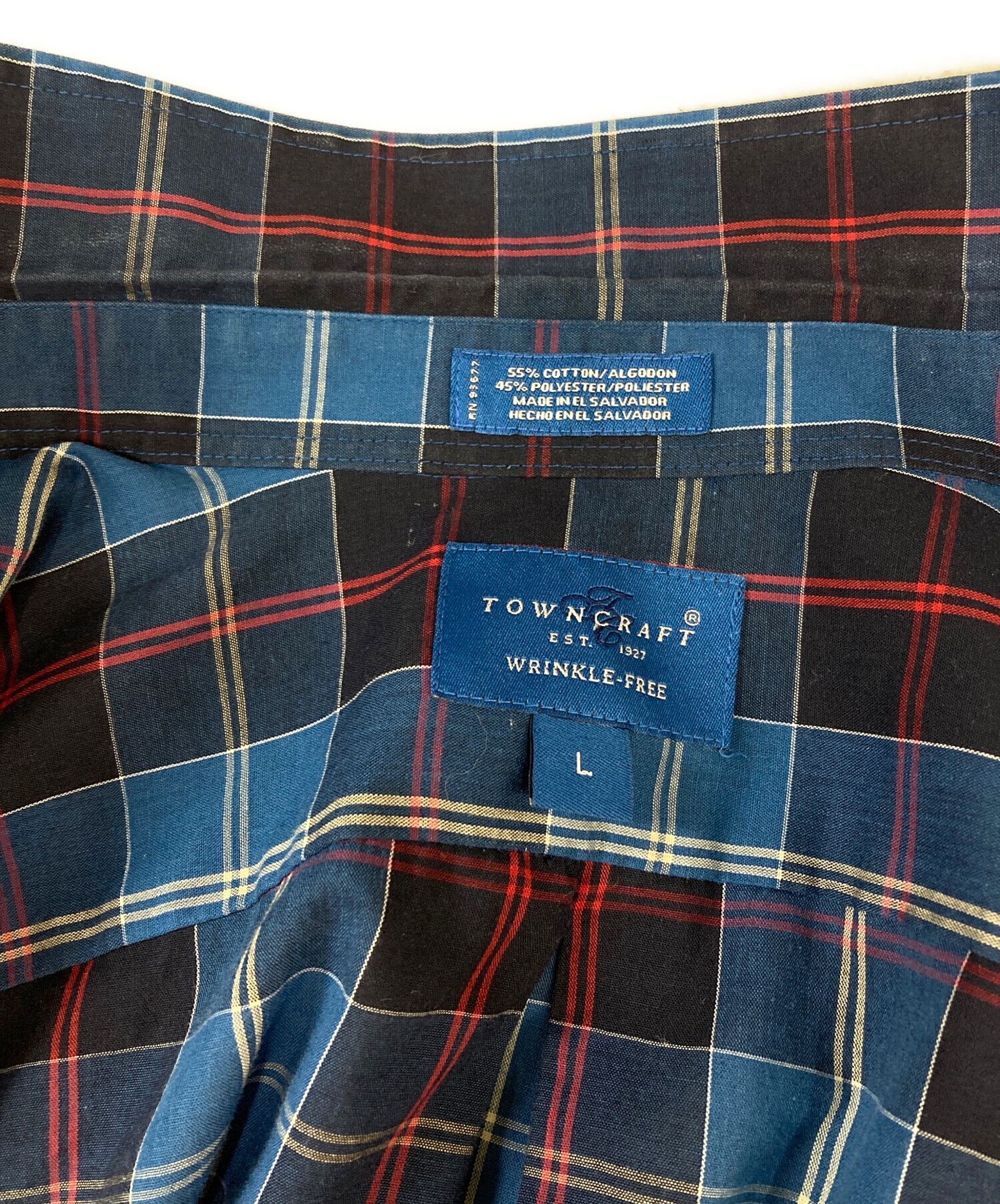 中古・古着通販】TOWN CRAFT (タウンクラフト) 長袖シャツ ブルー
