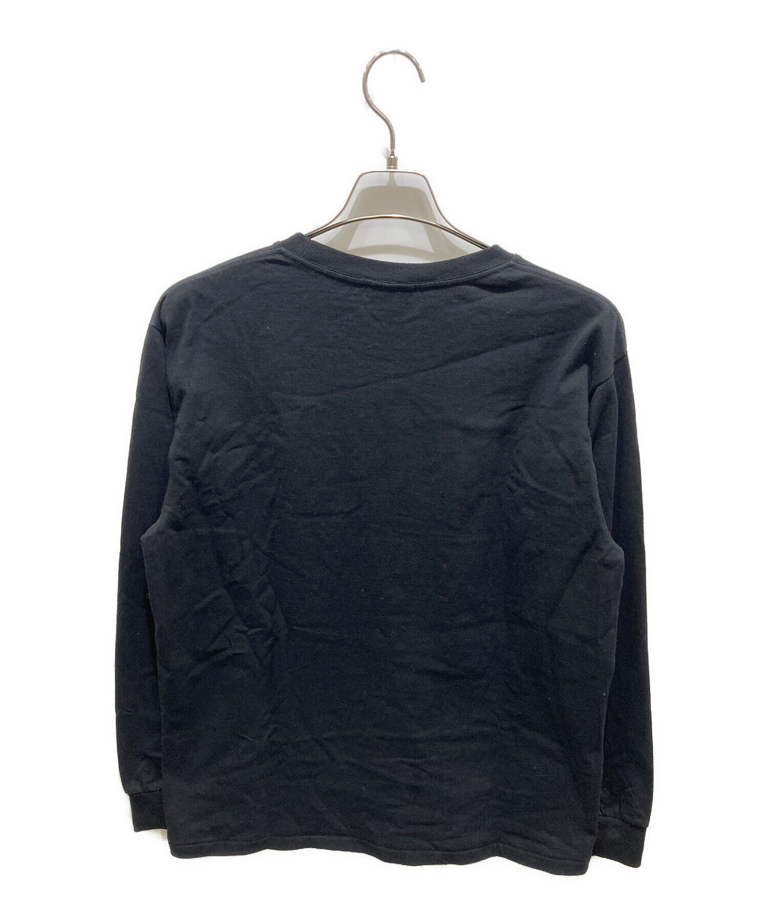 中古・古着通販】A BATHING APE (ア ベイシング エイプ) KABUKI A BATHING APE COLLEGE LS TEE ブラック L
