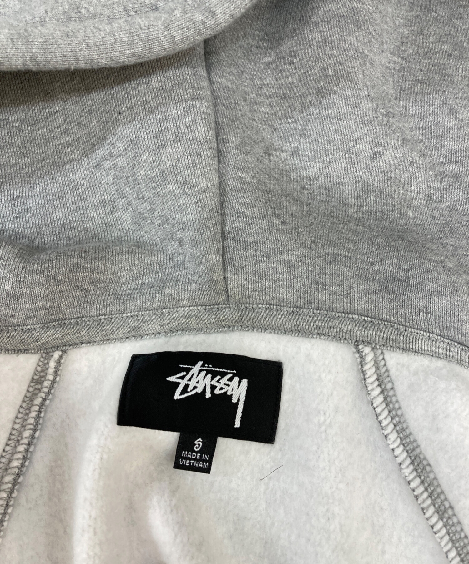 中古・古着通販】stussy (ステューシー) RELAXED ZIP HOODIE グレー
