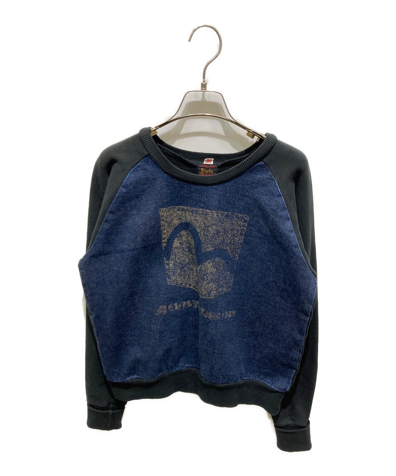 中古・古着通販】EVISU (エヴィス) カモメプリントスウェット ネイビー 