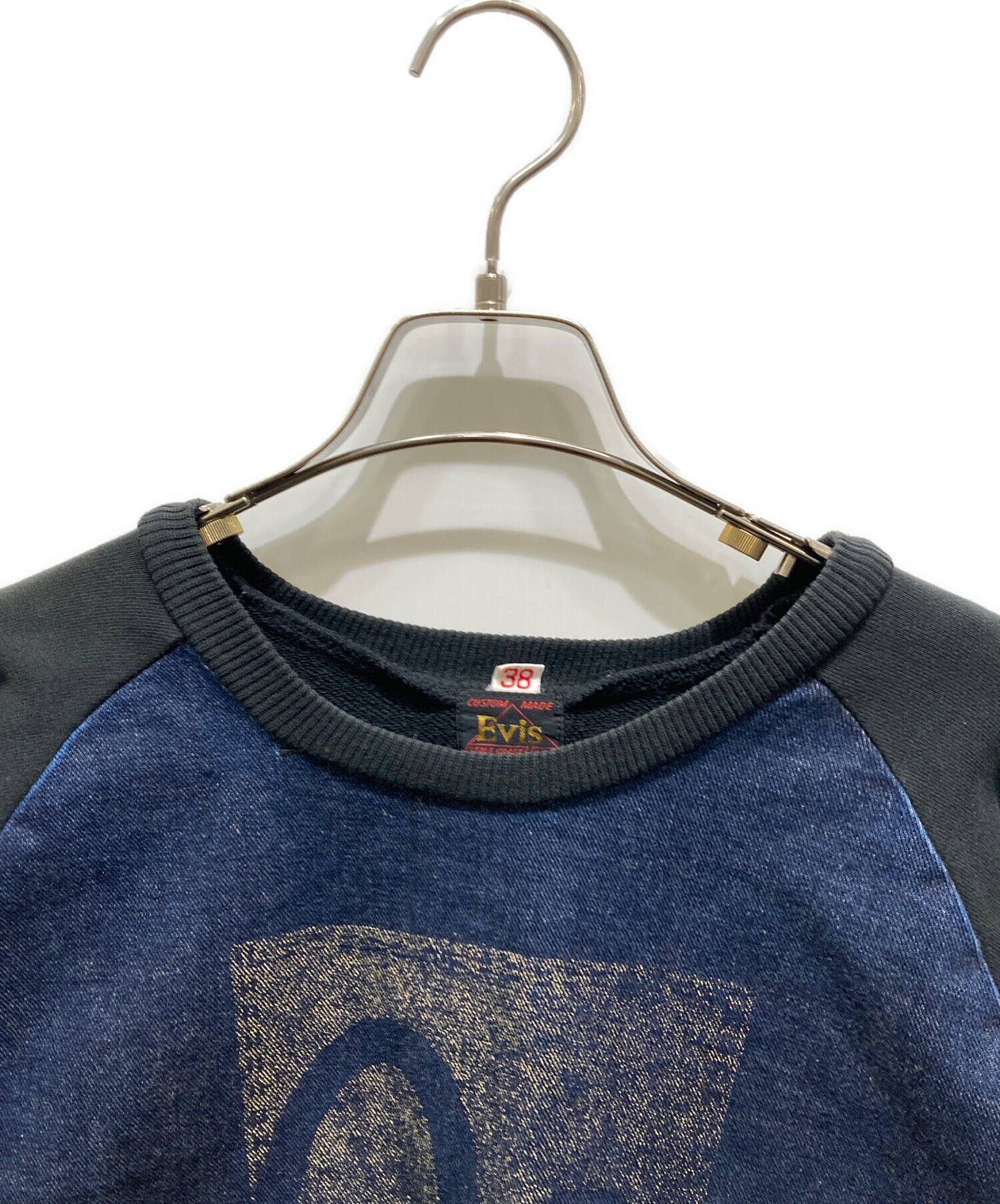 中古・古着通販】EVISU (エヴィス) カモメプリントスウェット ネイビー 