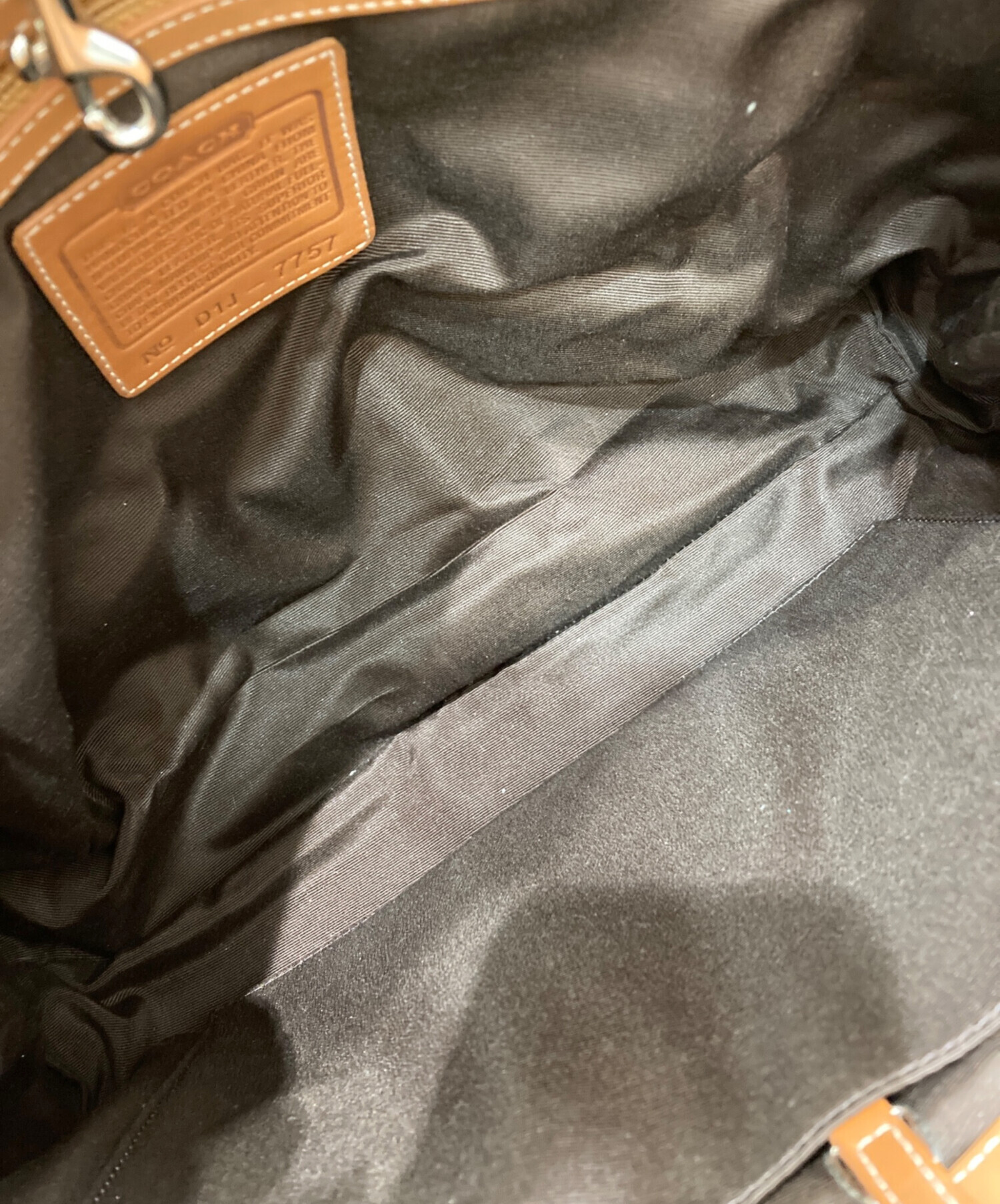 中古・古着通販】COACH (コーチ) トートバッグ ブラウン｜ブランド