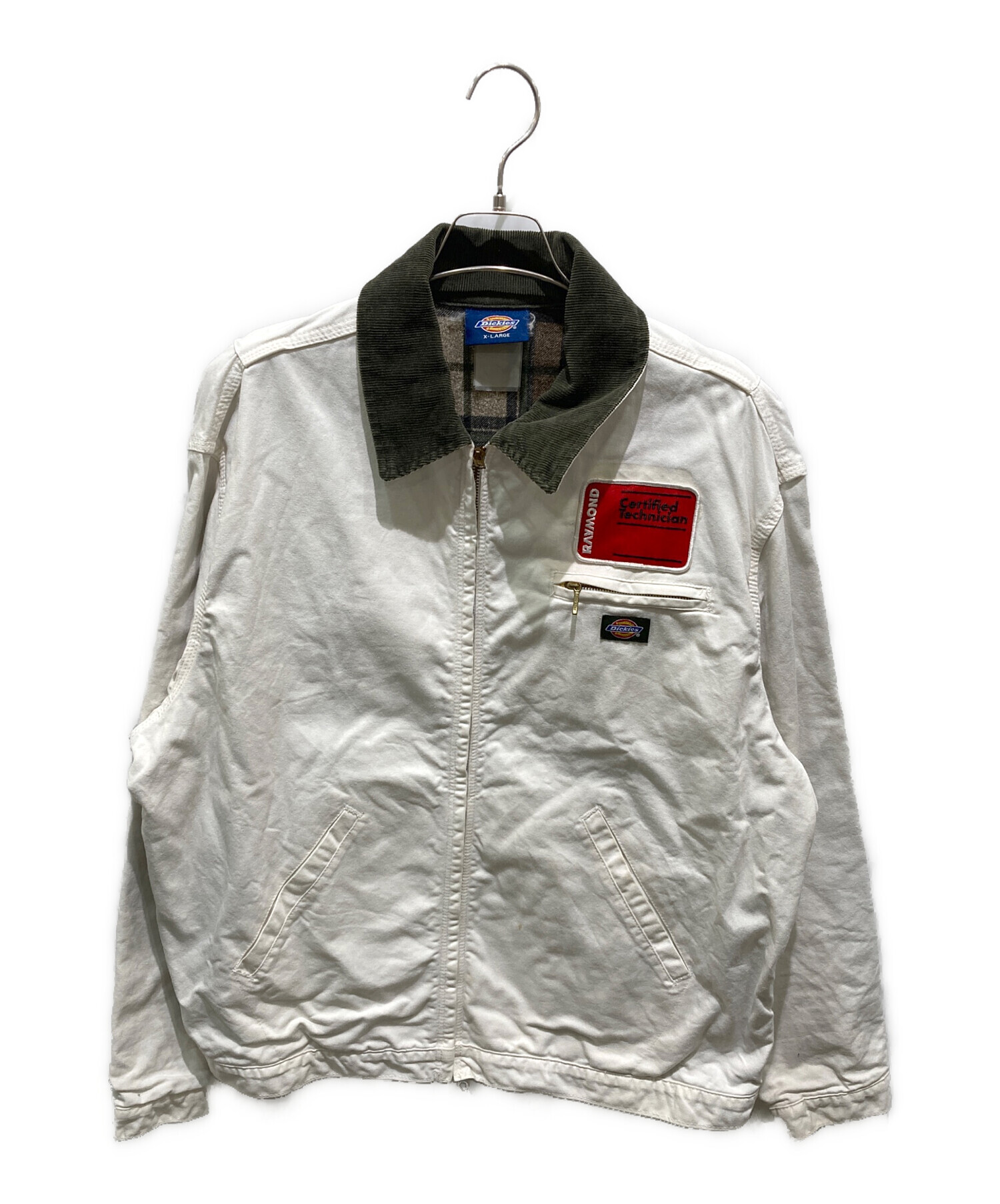中古・古着通販】Dickies (ディッキーズ) ワークジャケット ホワイト
