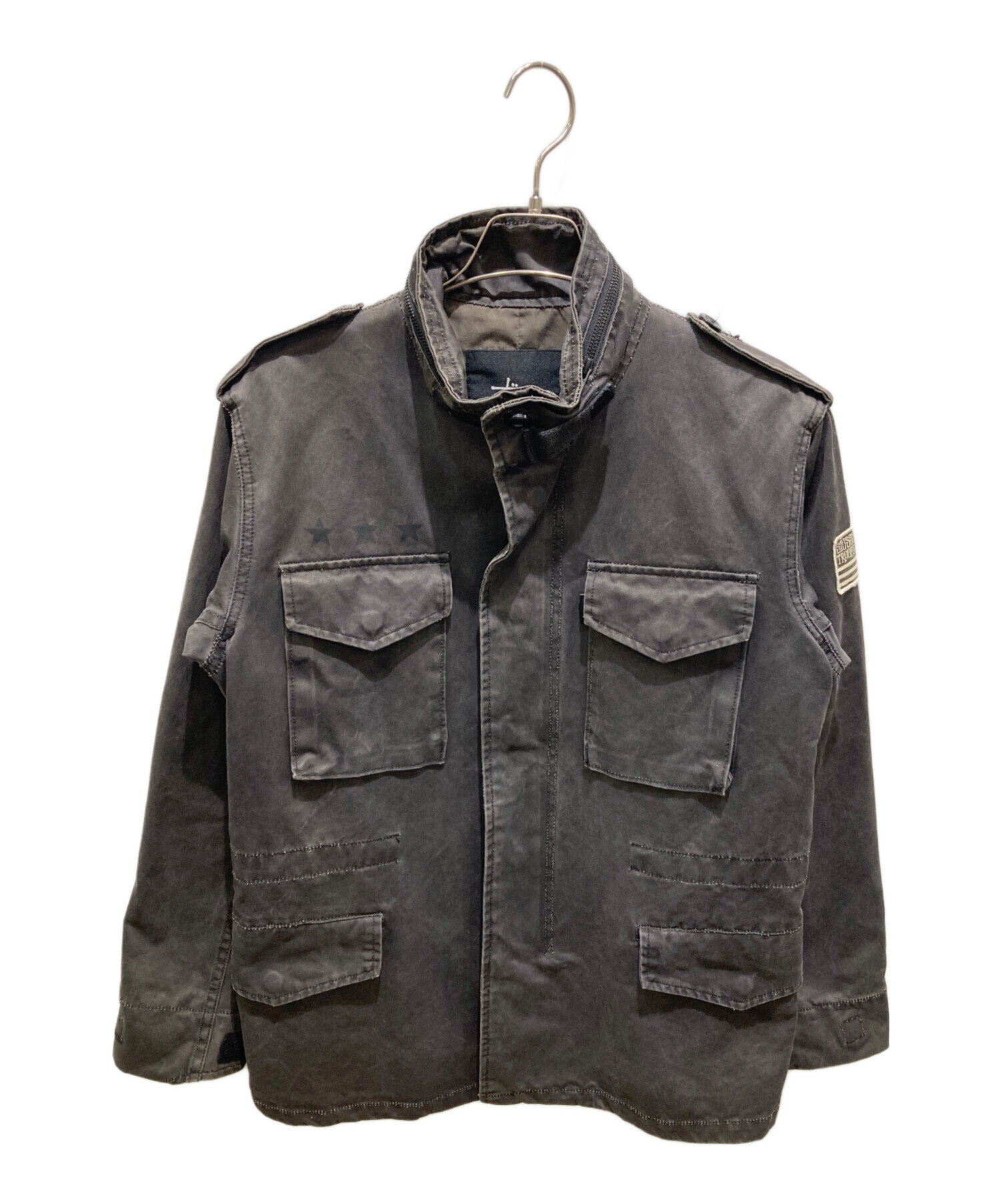 中古・古着通販】stussy (ステューシー) M65ジャケット ブラック