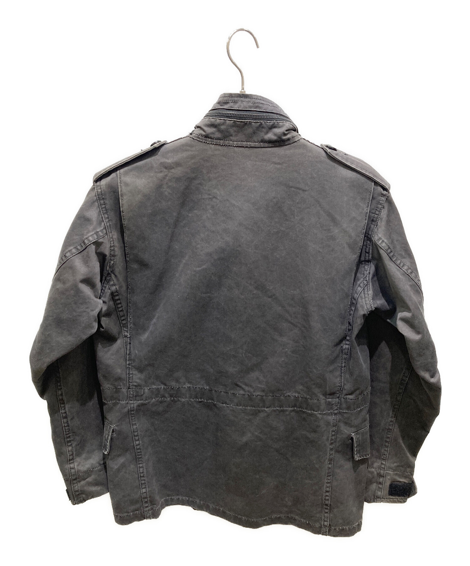 中古・古着通販】stussy (ステューシー) M65ジャケット ブラック 