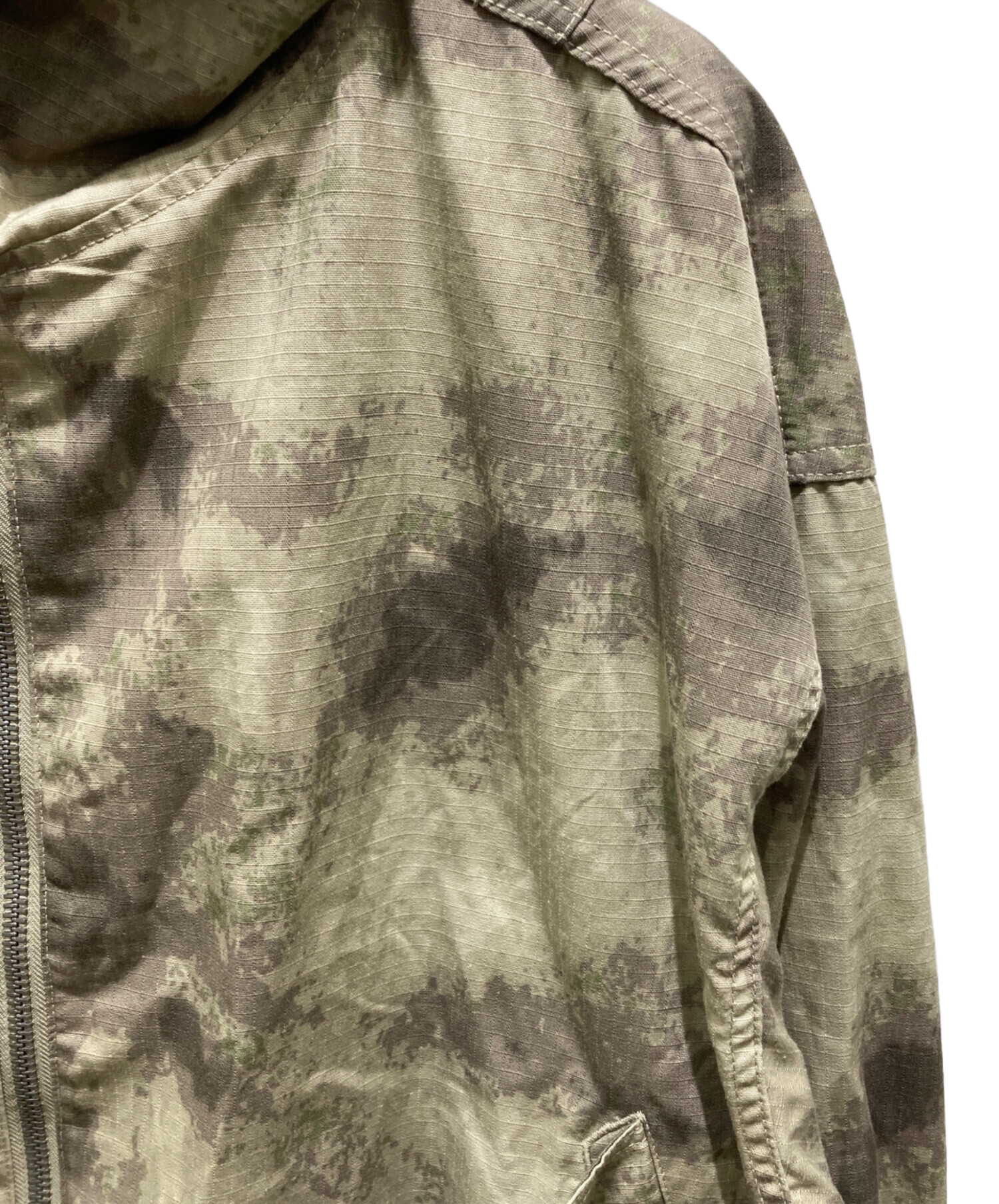 中古・古着通販】BREATH (ブレス) SUICIDE CAMO ZIP UP HOODIE カーキ 