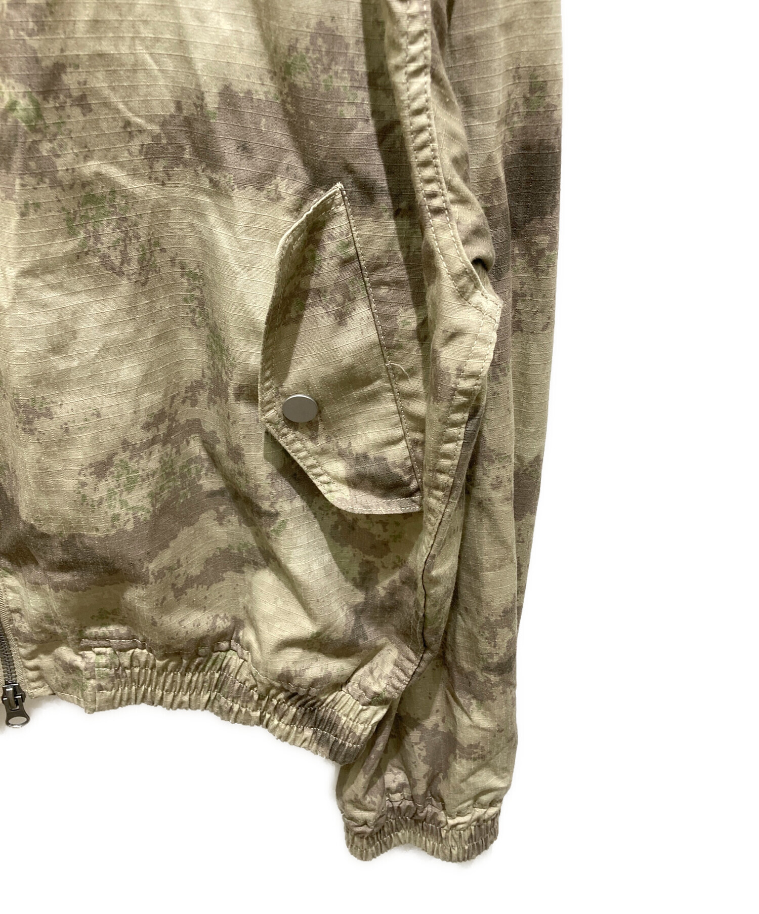 中古・古着通販】BREATH (ブレス) SUICIDE CAMO ZIP UP HOODIE カーキ 
