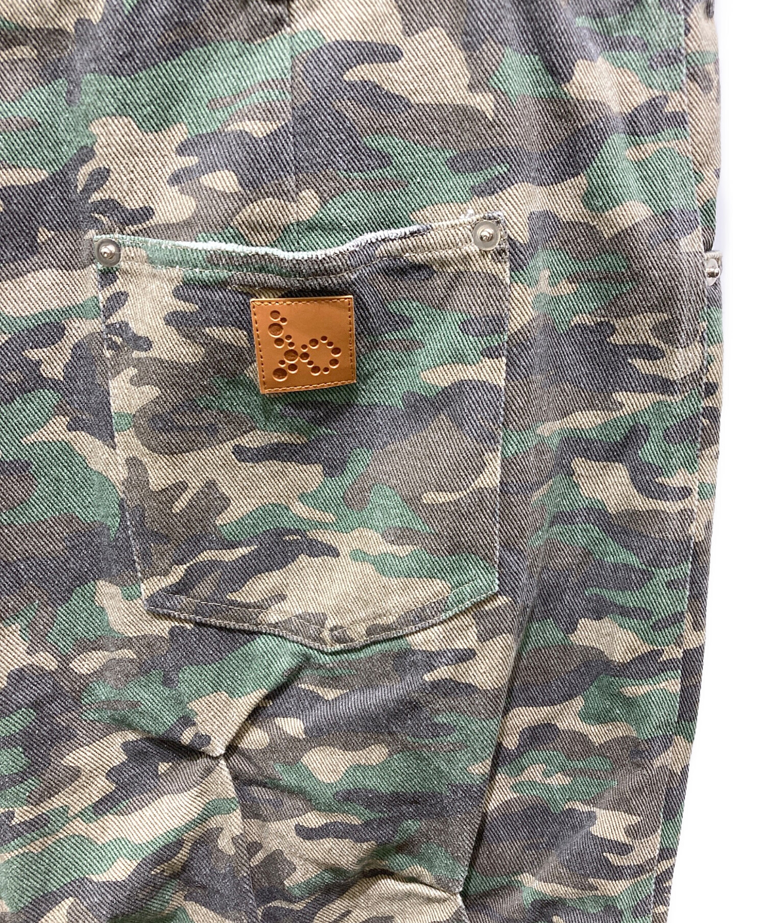 中古・古着通販】bad son (バッドサン) カモフラパンツ カーキ サイズ