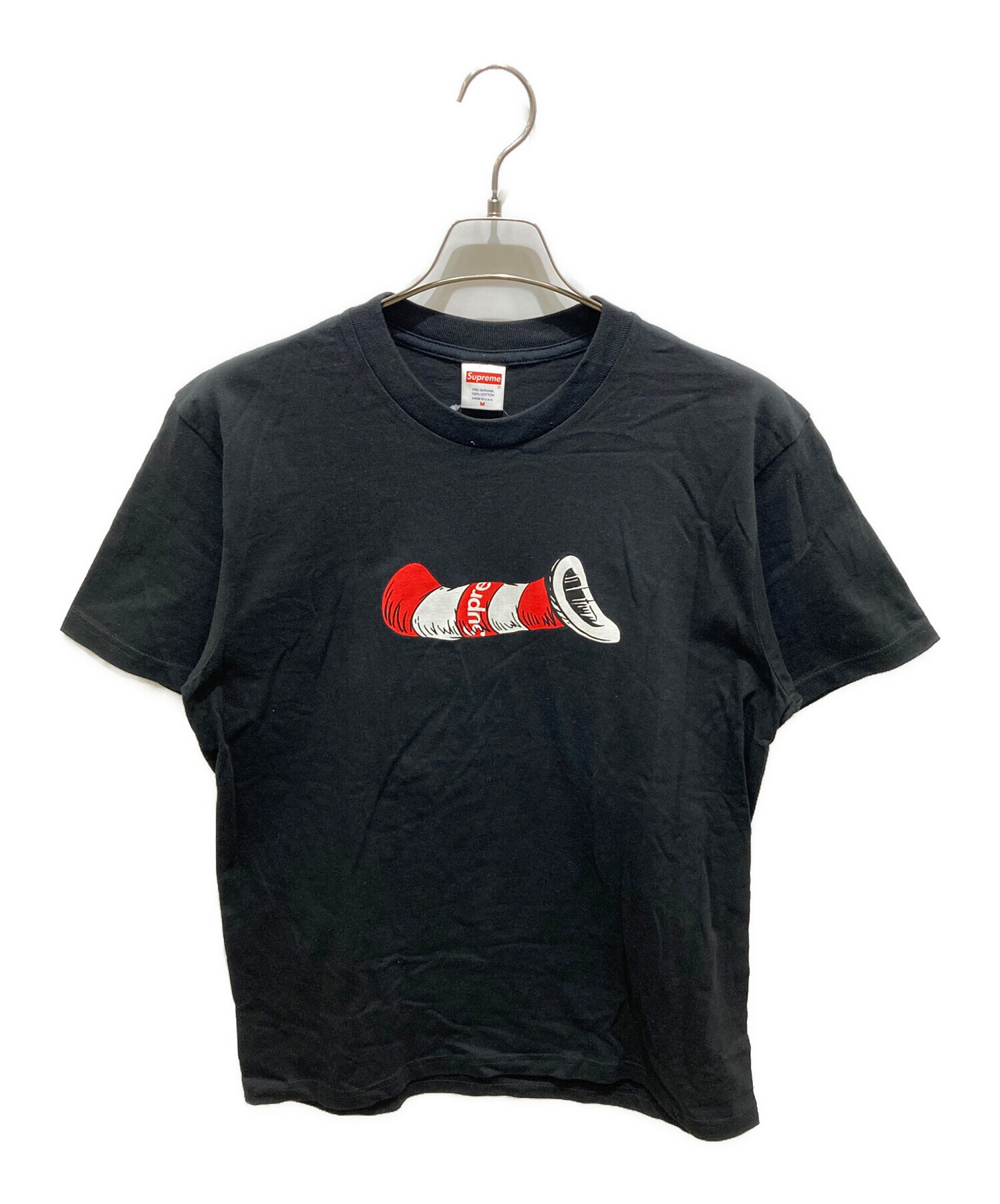 中古・古着通販】SUPREME (シュプリーム) CAT IN THE HAT TEE ブラック 