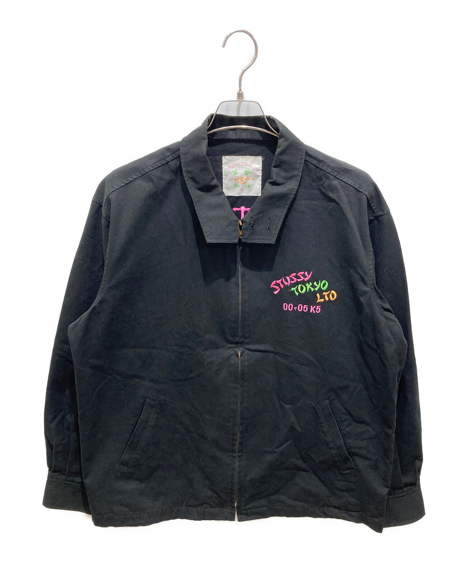 中古・古着通販】stussy (ステューシー) スカル刺繍ハリントン