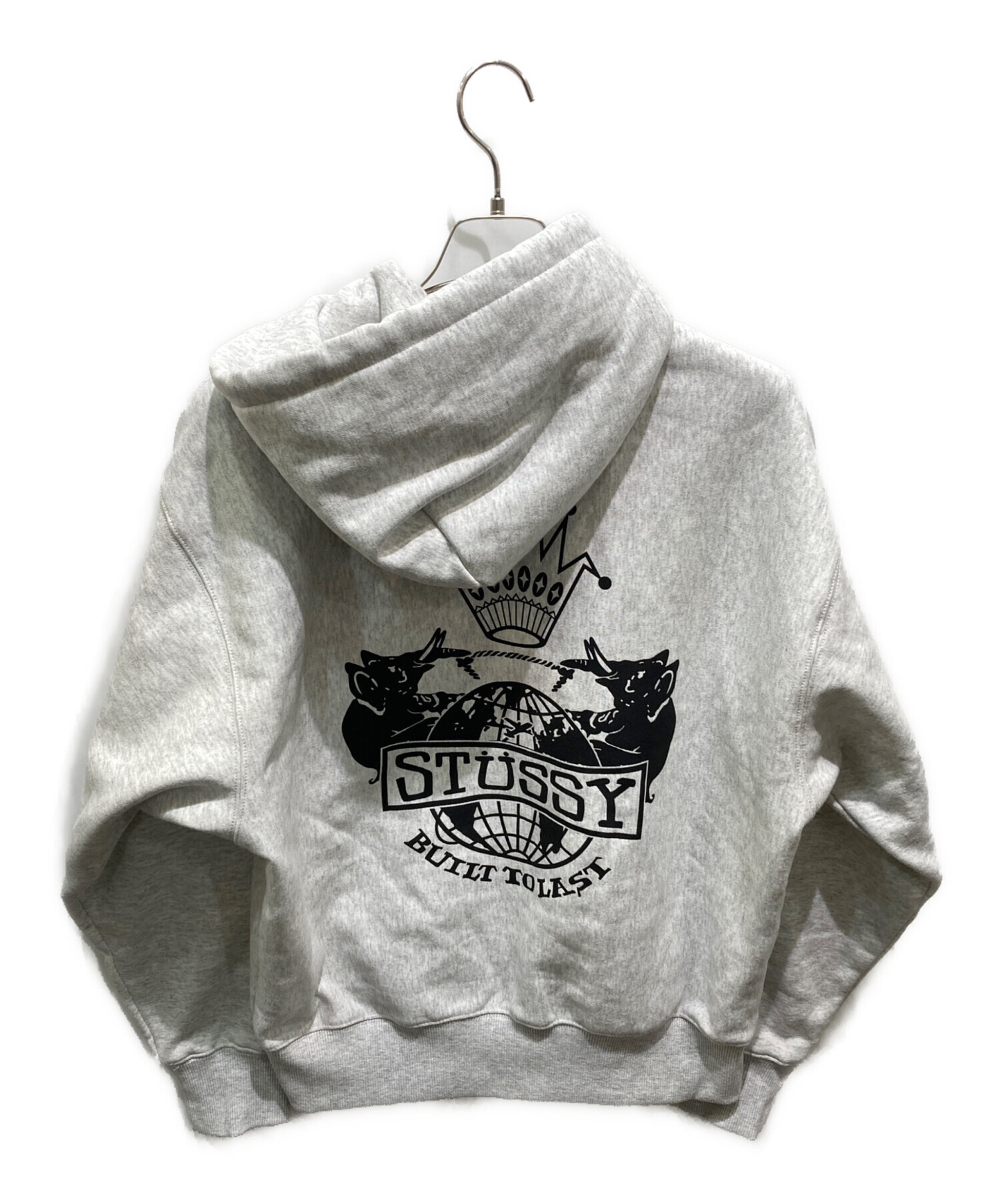 中古・古着通販】stussy (ステューシー) BUILT TO LAST ZIP HOODIE