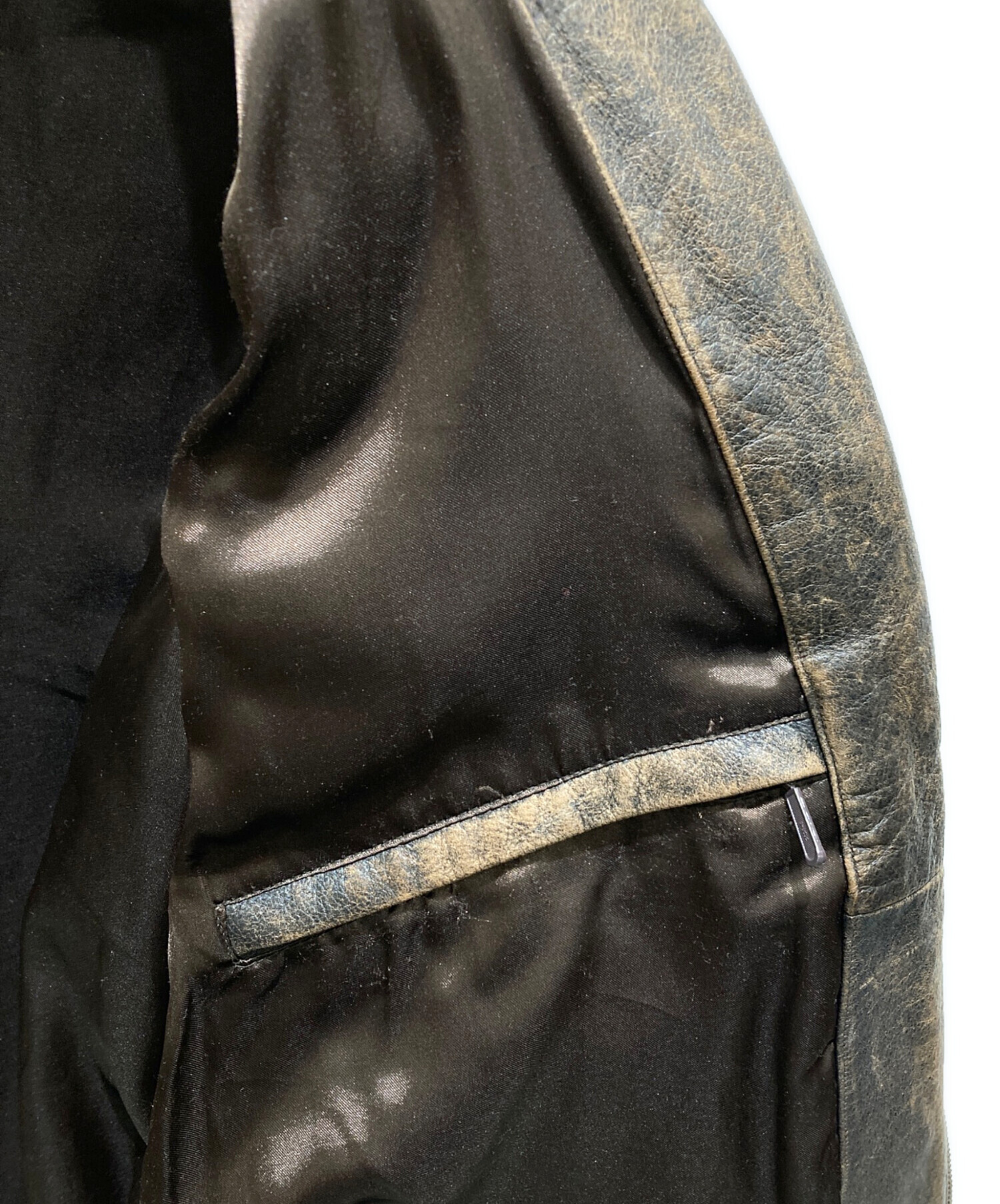 中古・古着通販】Eddie Bauer (エディーバウアー) レザージャケット