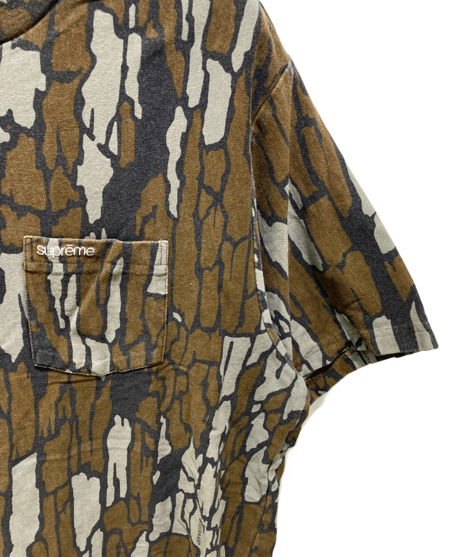 中古・古着通販】SUPREME (シュプリーム) Oak Trebark Camo Pocket Tee