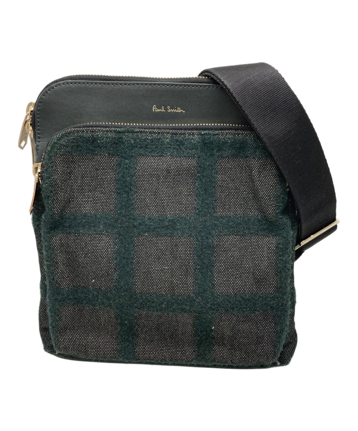 中古・古着通販】PAUL SMITH (ポールスミス) チェックショルダーバッグ 