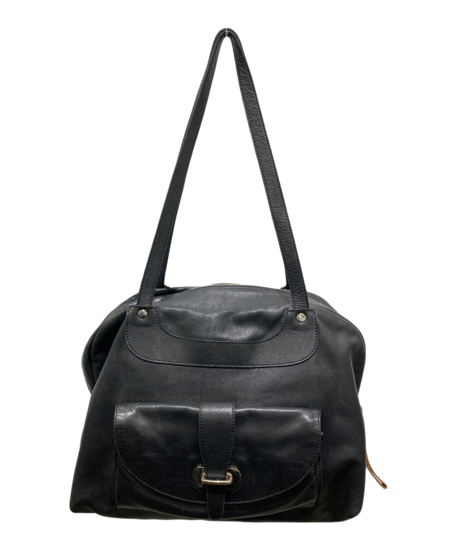 中古・古着通販】MARNI (マルニ) レザーバッグ ブラック｜ブランド 