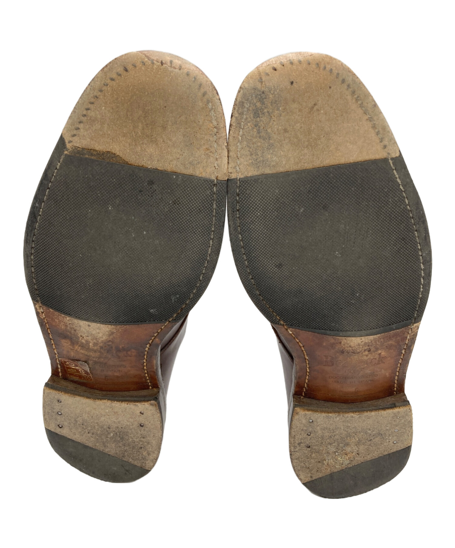 中古・古着通販】berwick (バーウィック) レザーシューズ ブラウン