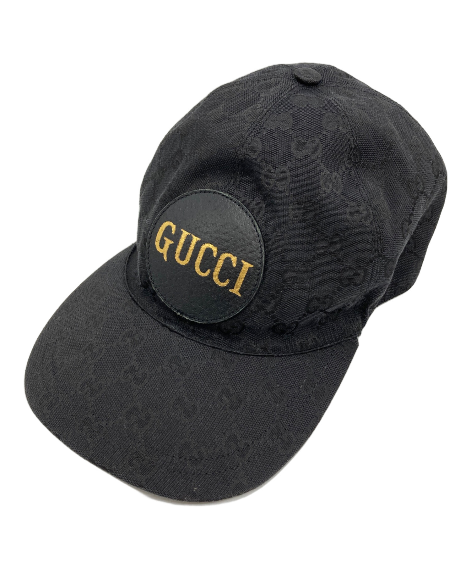 Gucci 黒 ロゴ刺繍 キャップ Mサイズ　値下げ 入荷情報】グッチ ベースボールキャップ LOVED刺繍 が入荷！｜大阪屋