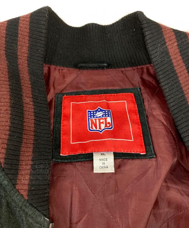 中古・古着通販】NFL (エヌエフエル) スウェード切替スタジャン