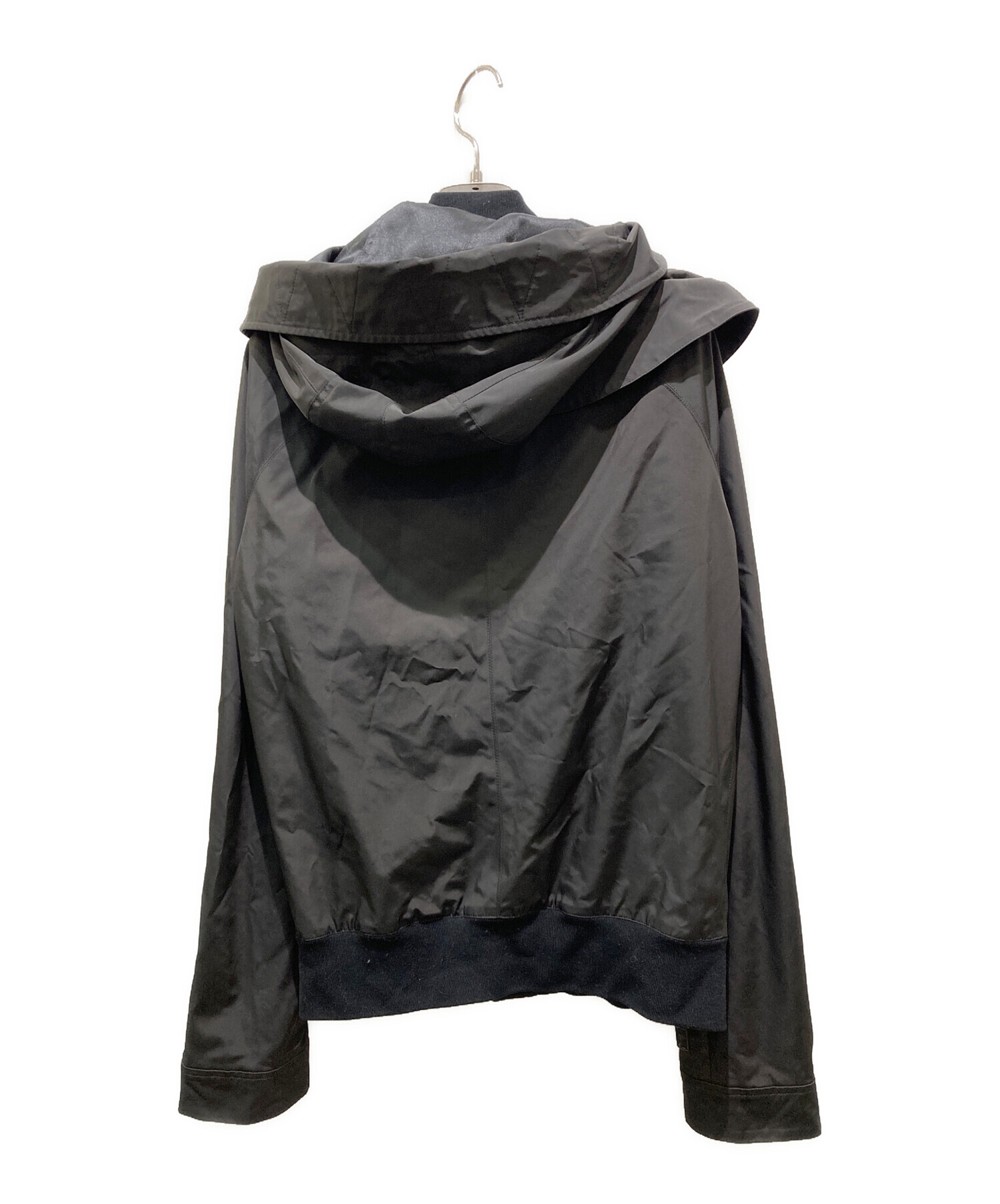 中古・古着通販】GIVENCHY (ジバンシィ) フーデッドブルゾン ブラック 