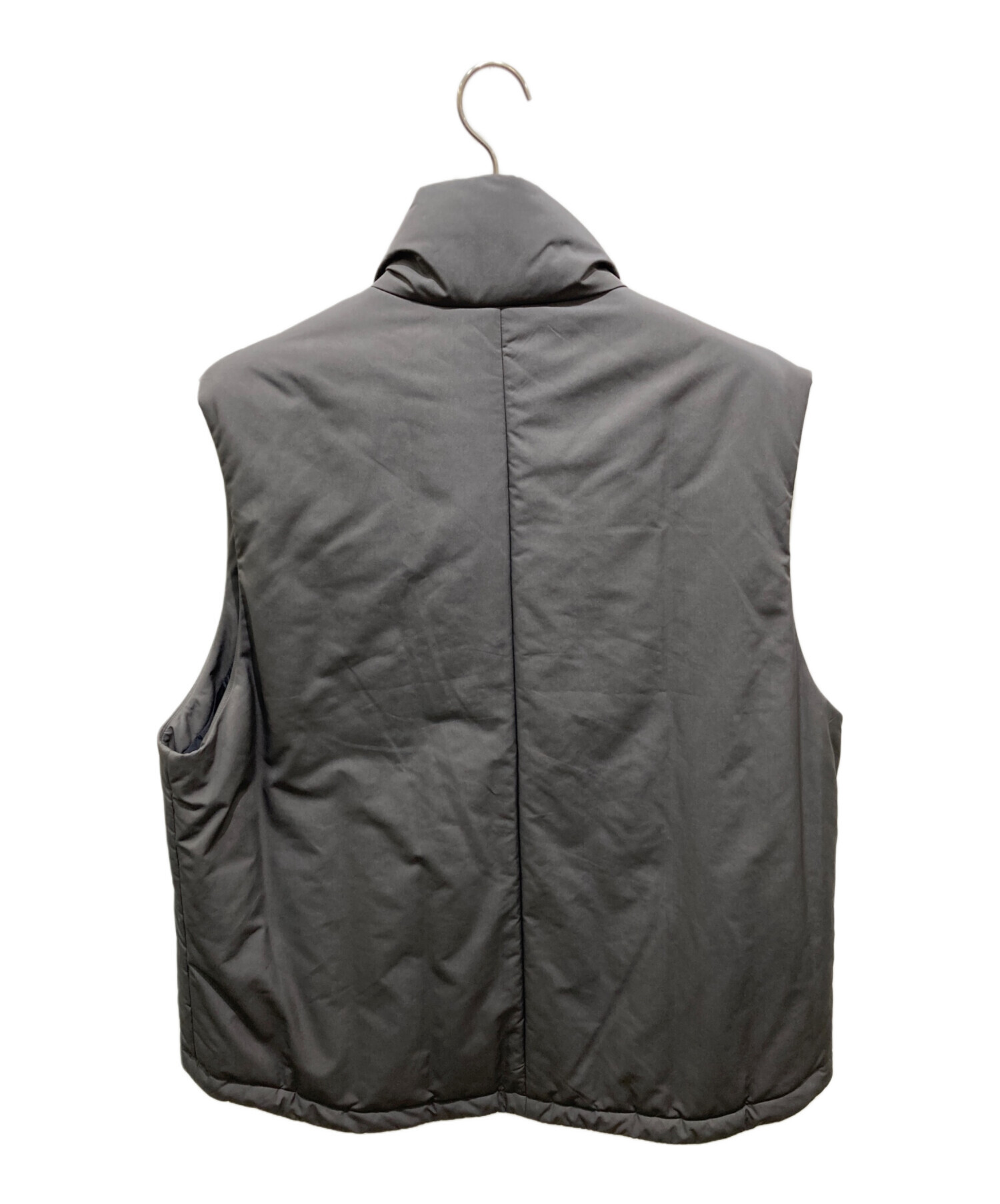 中古・古着通販】ATON (エイトン) NYLON TWILL PADDED VEST グレー