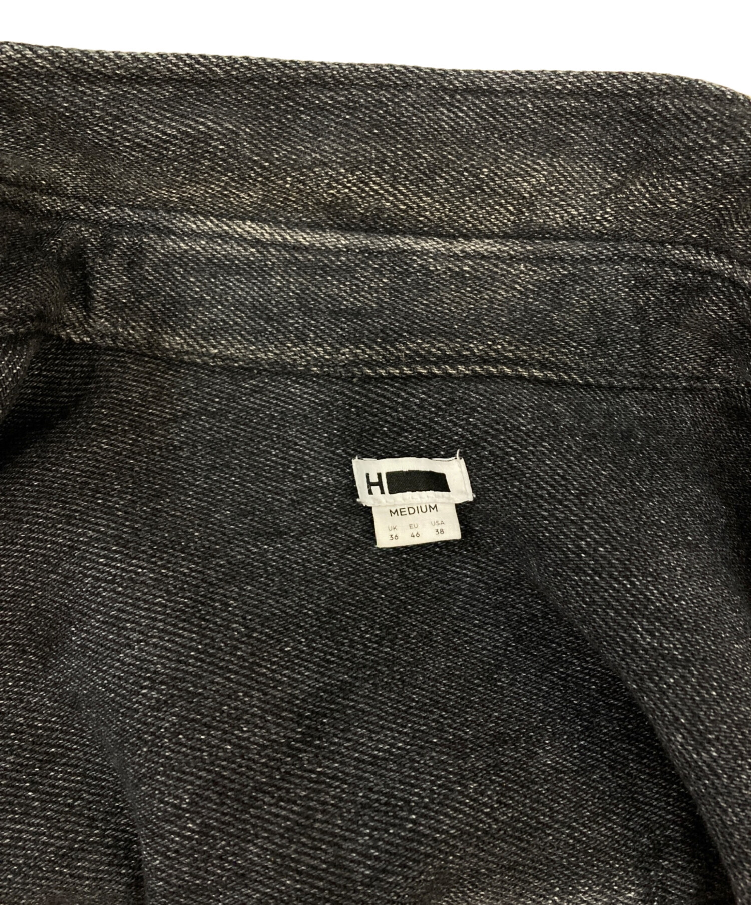 未使用 H BEAUTY&amp;YOUTH エイチ ビューティー＆ユース コットン クロップド Tシャツ カットソー サイズF 黒 ブラック レディース 古着 中古 USED H BEAUTY&YOUTH UNITED ARROWS（エイチビューティーアンドユース