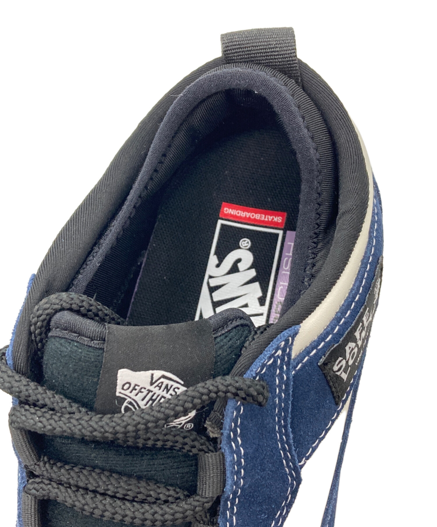 中古・古着通販】VANS (ヴァンズ) skate safe low ネイビー サイズ 