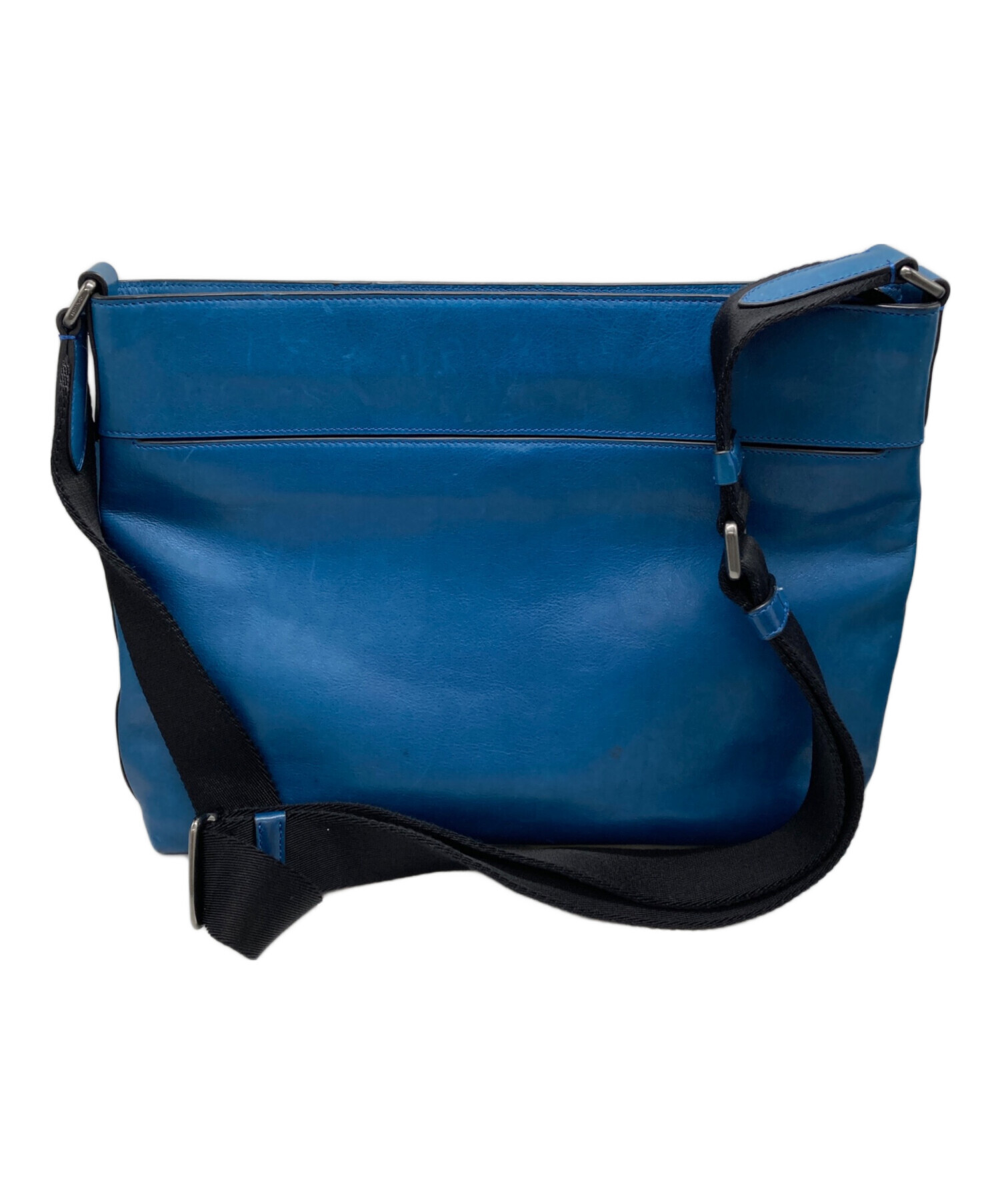 COACH コーチ ショルダーバッグ  青 【古着】【中古】【送料無料】 中古・古着通販】COACH (コーチ) ショルダーバッグ ブルー｜ブランド