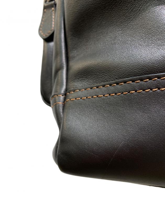中古・古着通販】COACH (コーチ) グラハムレザーリュック ブラック