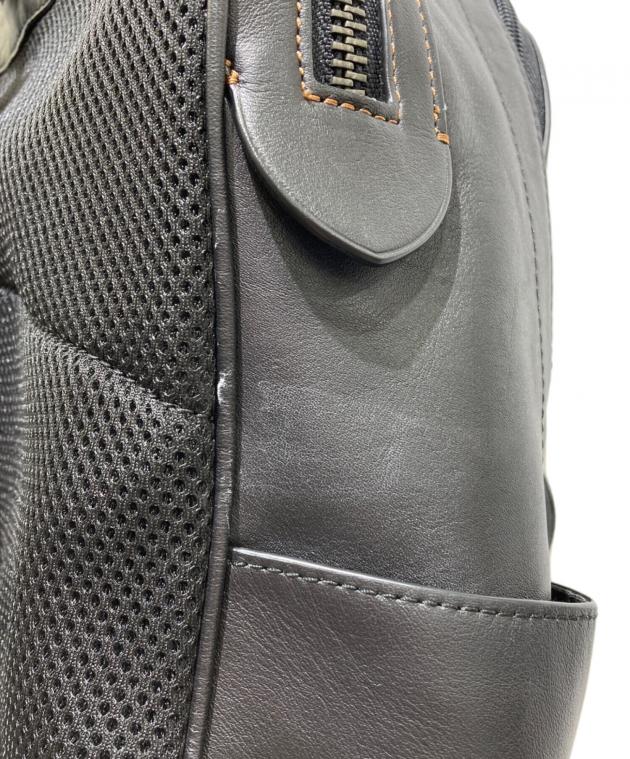 中古・古着通販】COACH (コーチ) グラハムレザーリュック ブラック