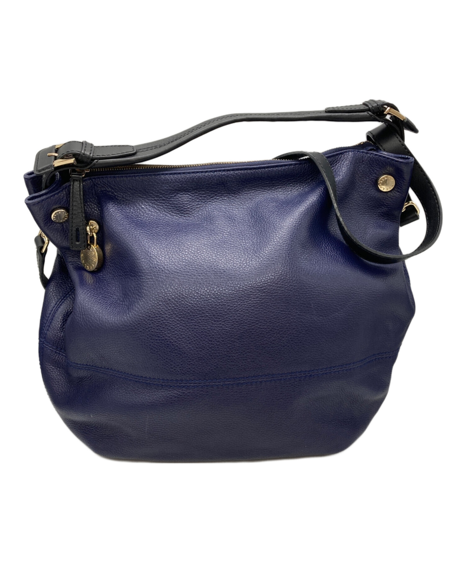 中古・古着通販】FURLA (フルラ) 2WAYレザーショルダーバッグ ネイビー