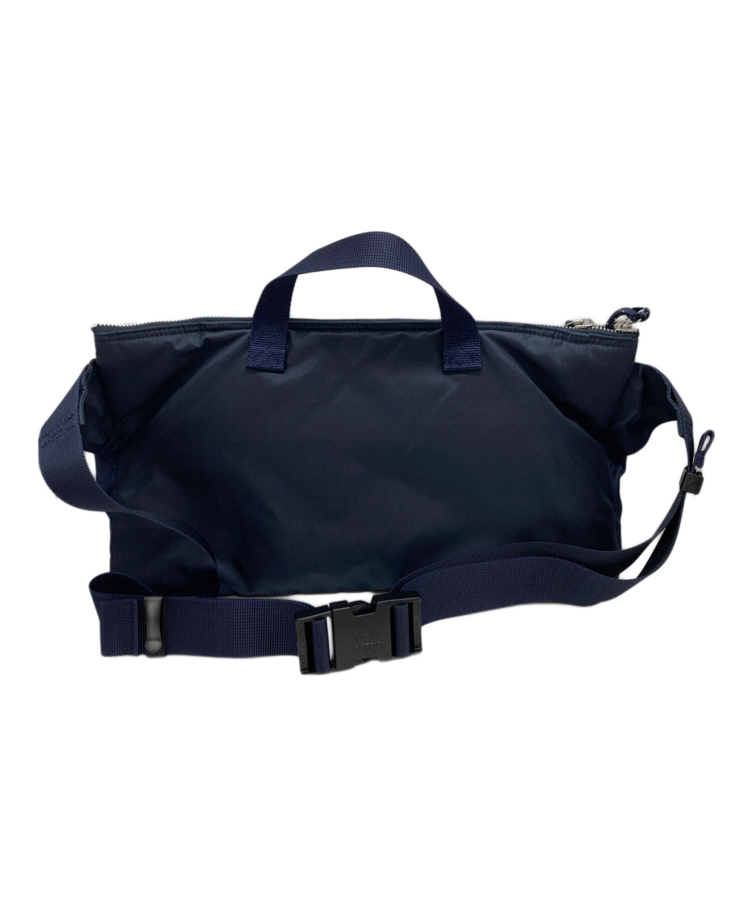 値下げ。未使用。PORTER ボディバッグ ネイビー キャンバス 中古・古着 