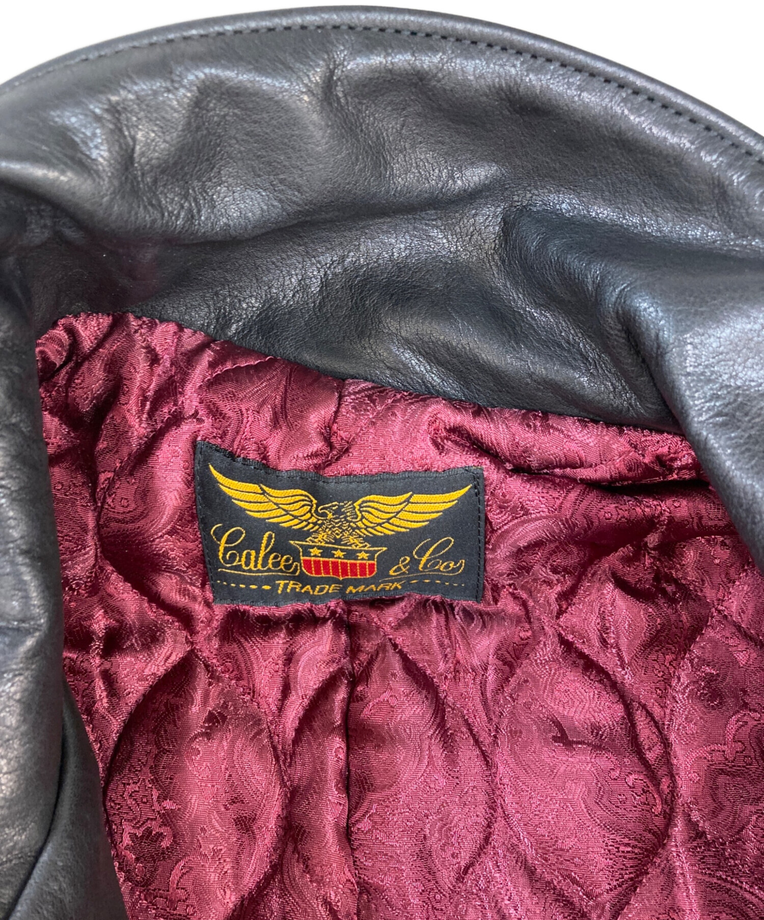 中古・古着通販】CALEE (キャリー) カウハイドレザージャケット