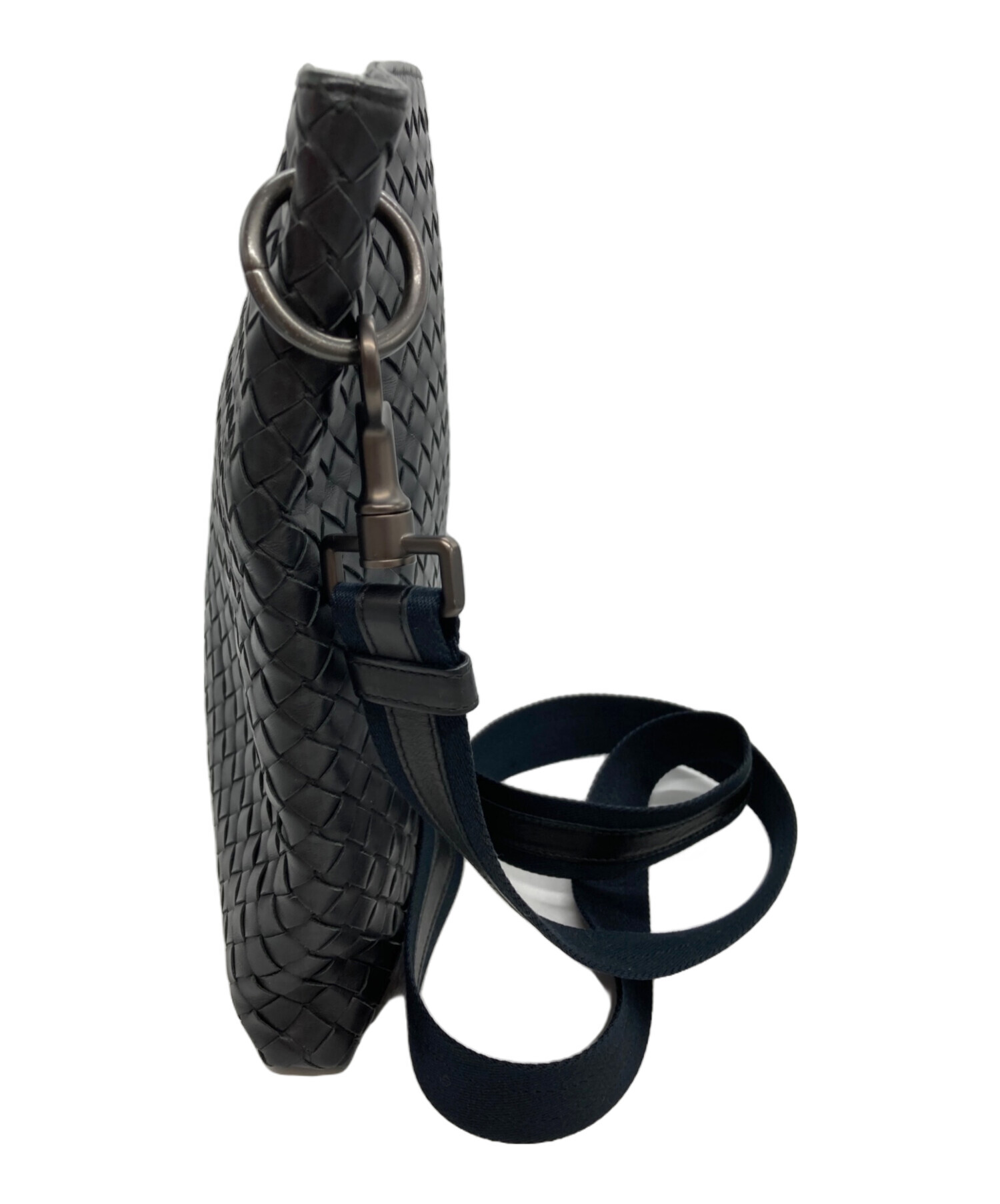 BOTTEGA VENETA ボッテガベネタ ショルダーバッグ  黒 【古着】【中古】【送料無料】 BOTTEGA VENETA - BOTTEGA VENETA ボッテガベネタ ショルダーバッグ 黒