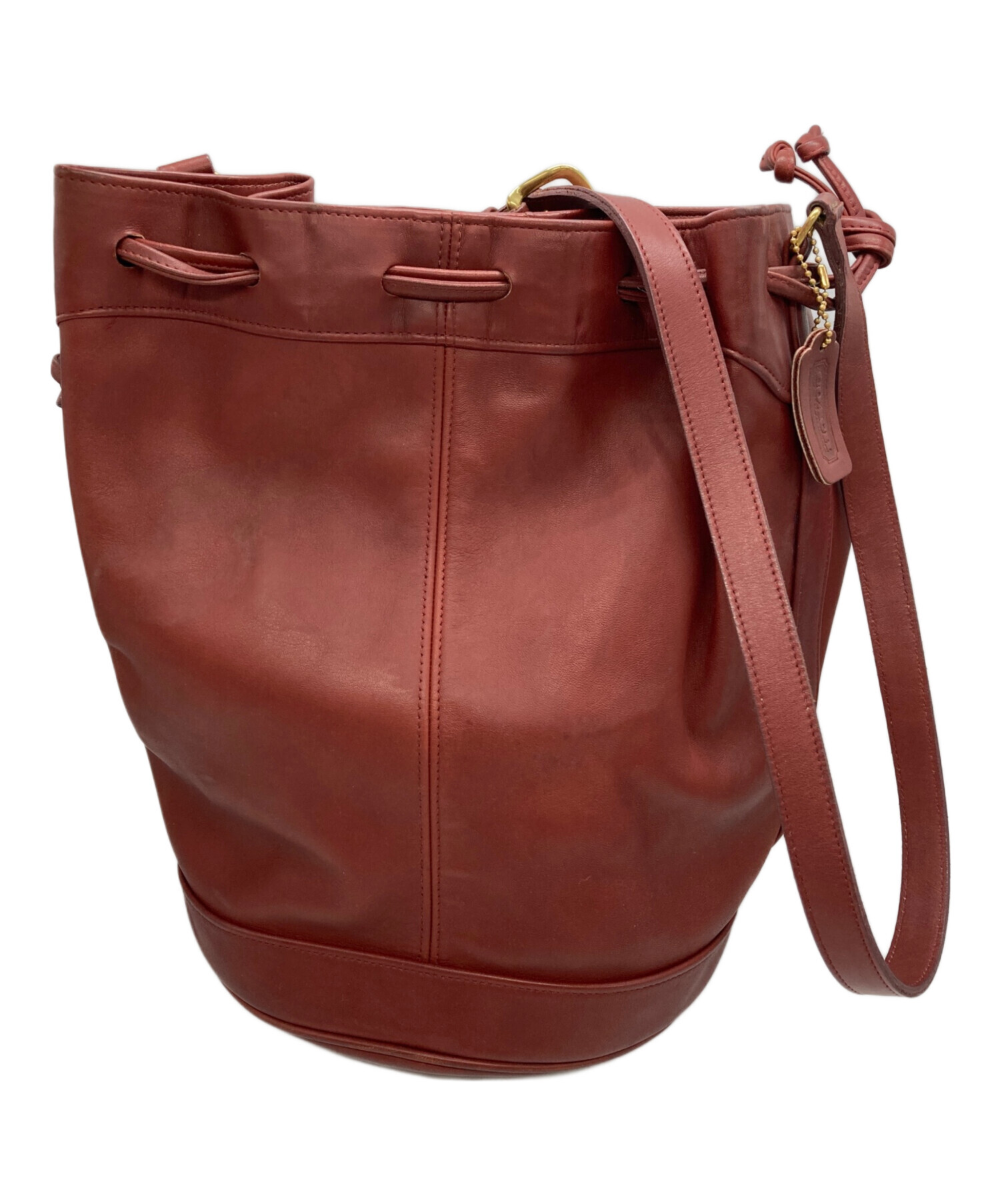 中古・古着通販】COACH (コーチ) ショルダーバッグ ボルドー|ブランド 中古・古着通販】COACH (コーチ) ショルダーバッグ ボルドー|ブランド
