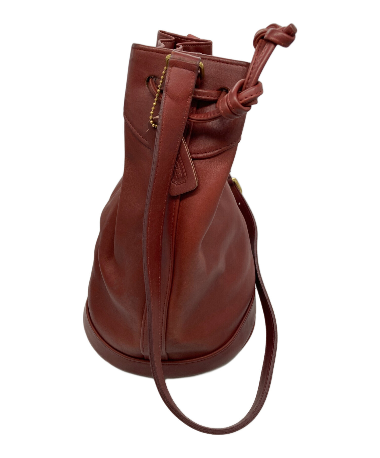 中古・古着通販】COACH (コーチ) ショルダーバッグ ボルドー|ブランド 中古・古着通販】COACH (コーチ) ショルダーバッグ ボルドー|ブランド