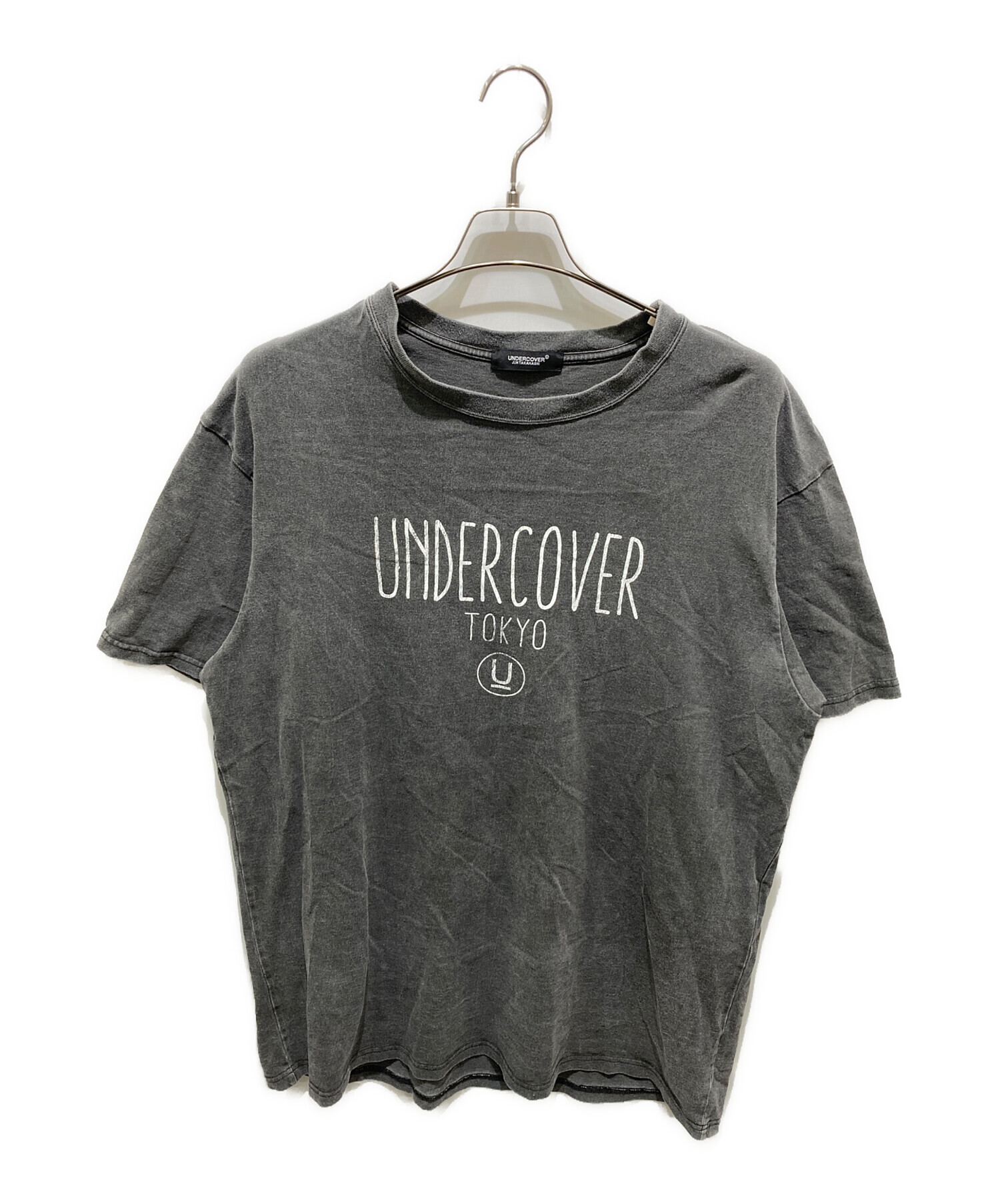 中古・古着通販】UNDERCOVER (アンダーカバー) ヴィンテージ加工ロゴT 