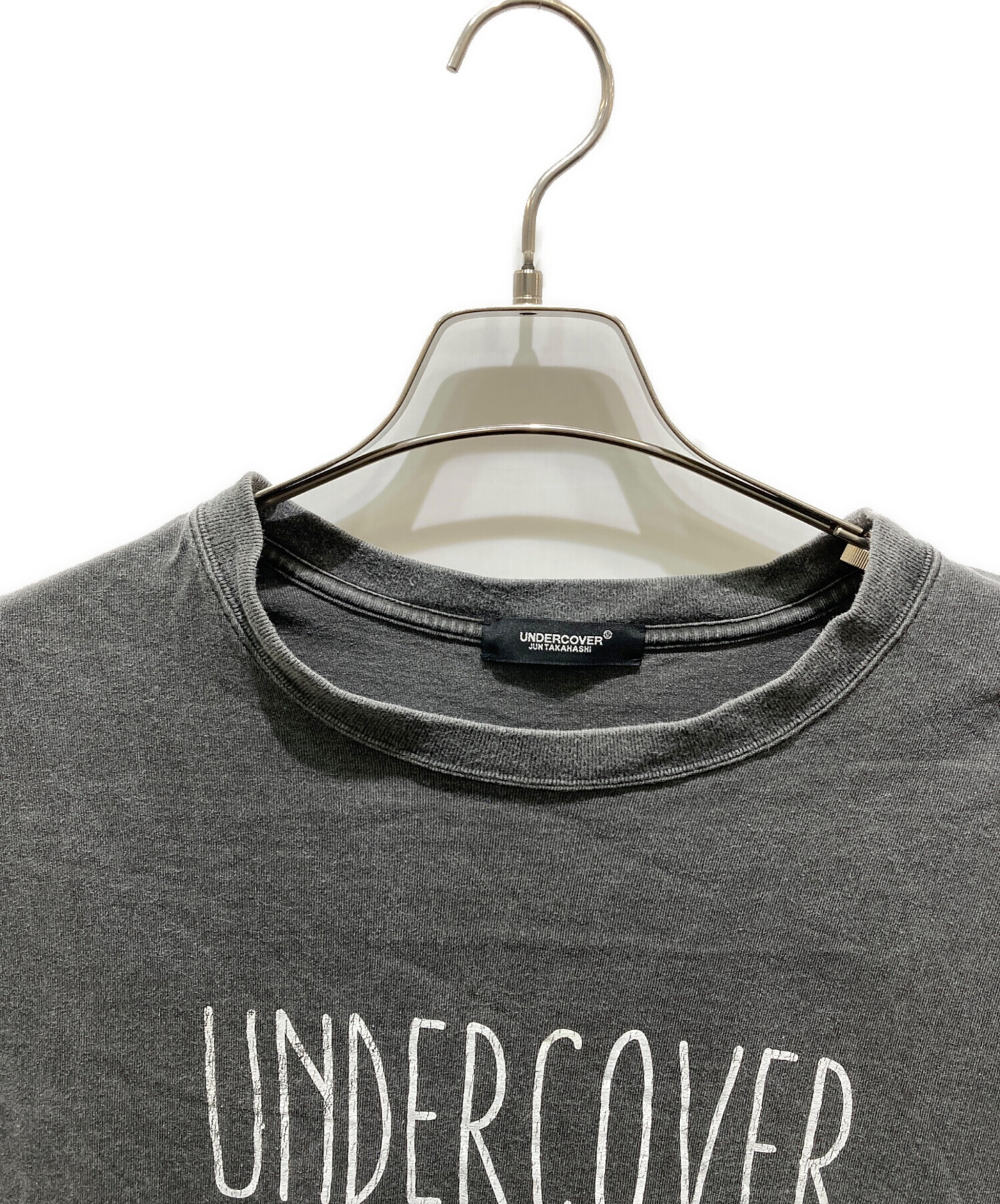 中古・古着通販】UNDERCOVER (アンダーカバー) ヴィンテージ加工ロゴT 