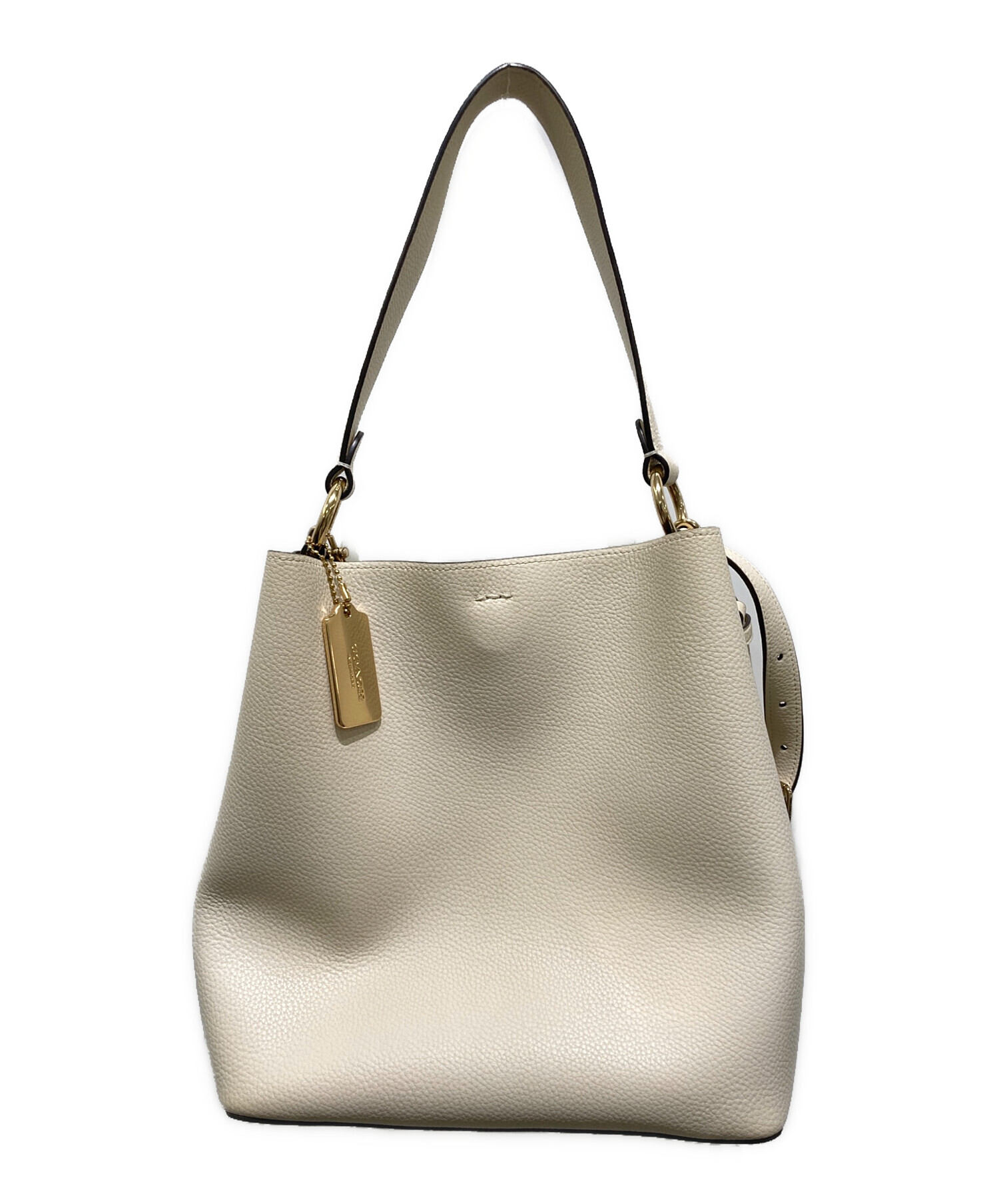 中古・古着通販】COACH (コーチ) ショルダーバッグ アイボリー 