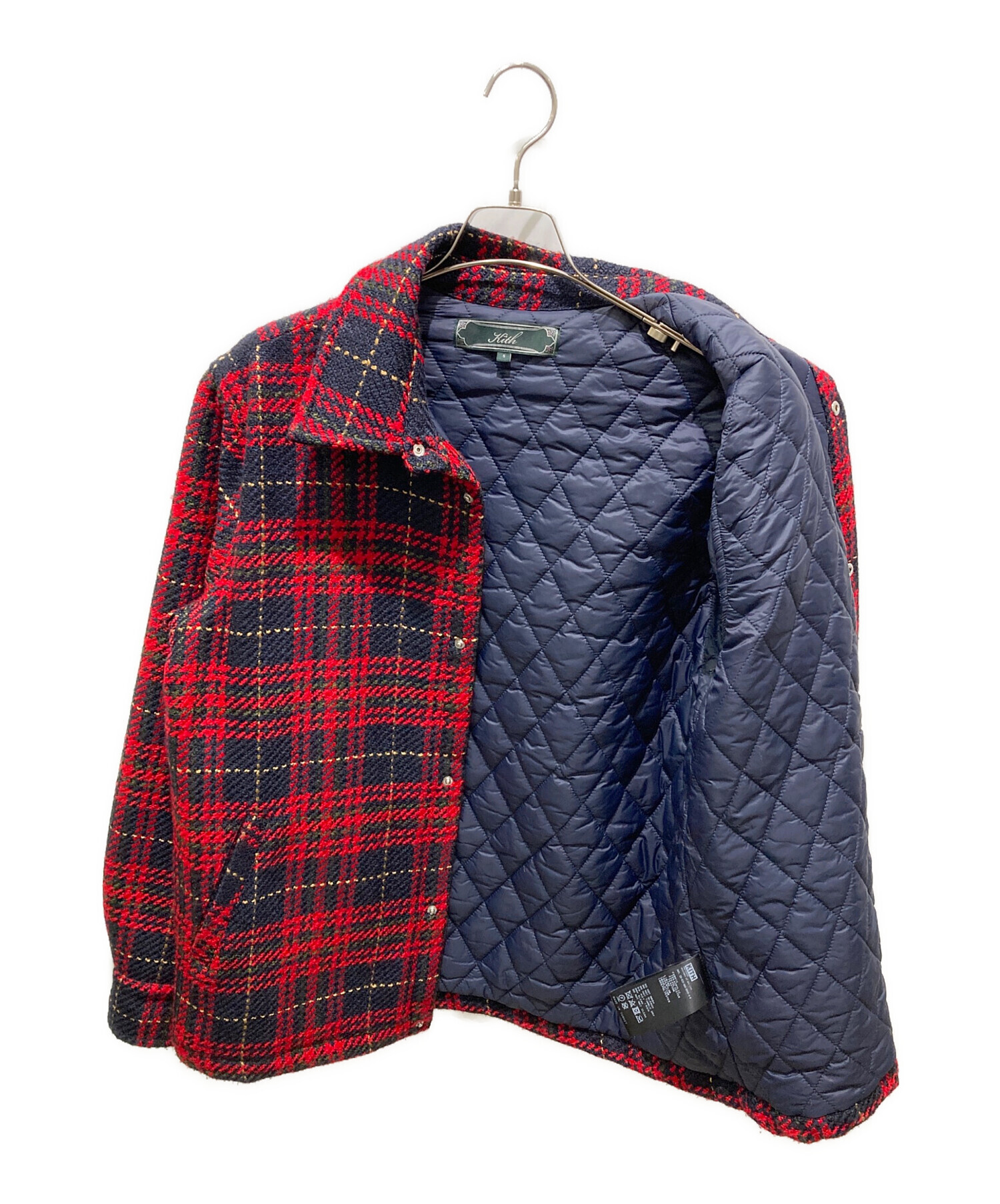 中古・古着通販】KITH (キス) Brixton Puffed Shirt Jacket レッド 