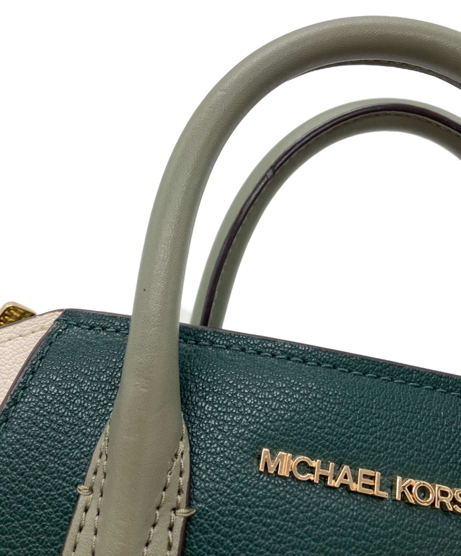 中古・古着通販】MICHAEL KORS (マイケルコース) 2WAYバッグ グリーン