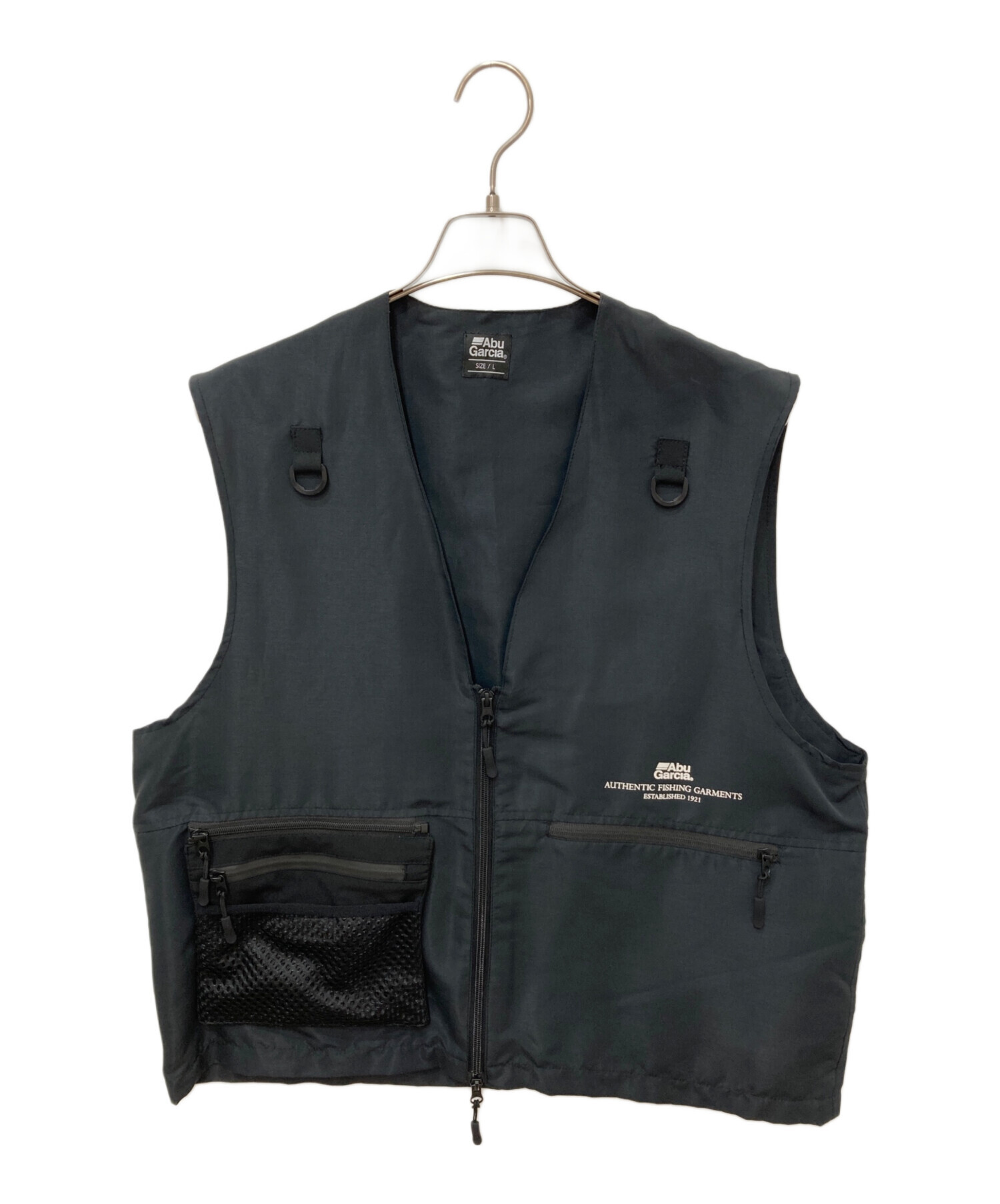 Abu Garcia /ブラックベスト 中古・古着通販】Abu Garcia (アブガルシア) フィッシングベスト