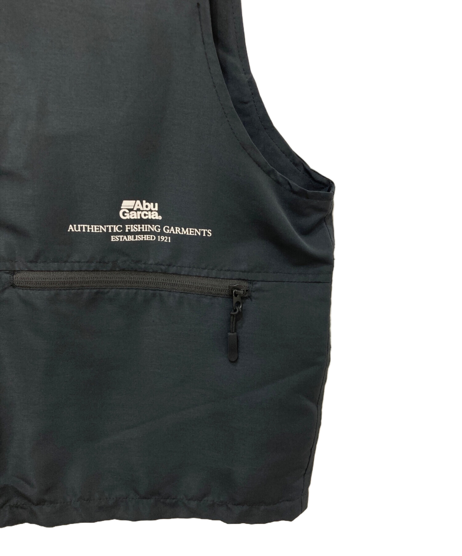 Abu Garcia フィッシングベスト ブラック 中古・古着通販】Abu Garcia (アブガルシア) フィッシングベスト