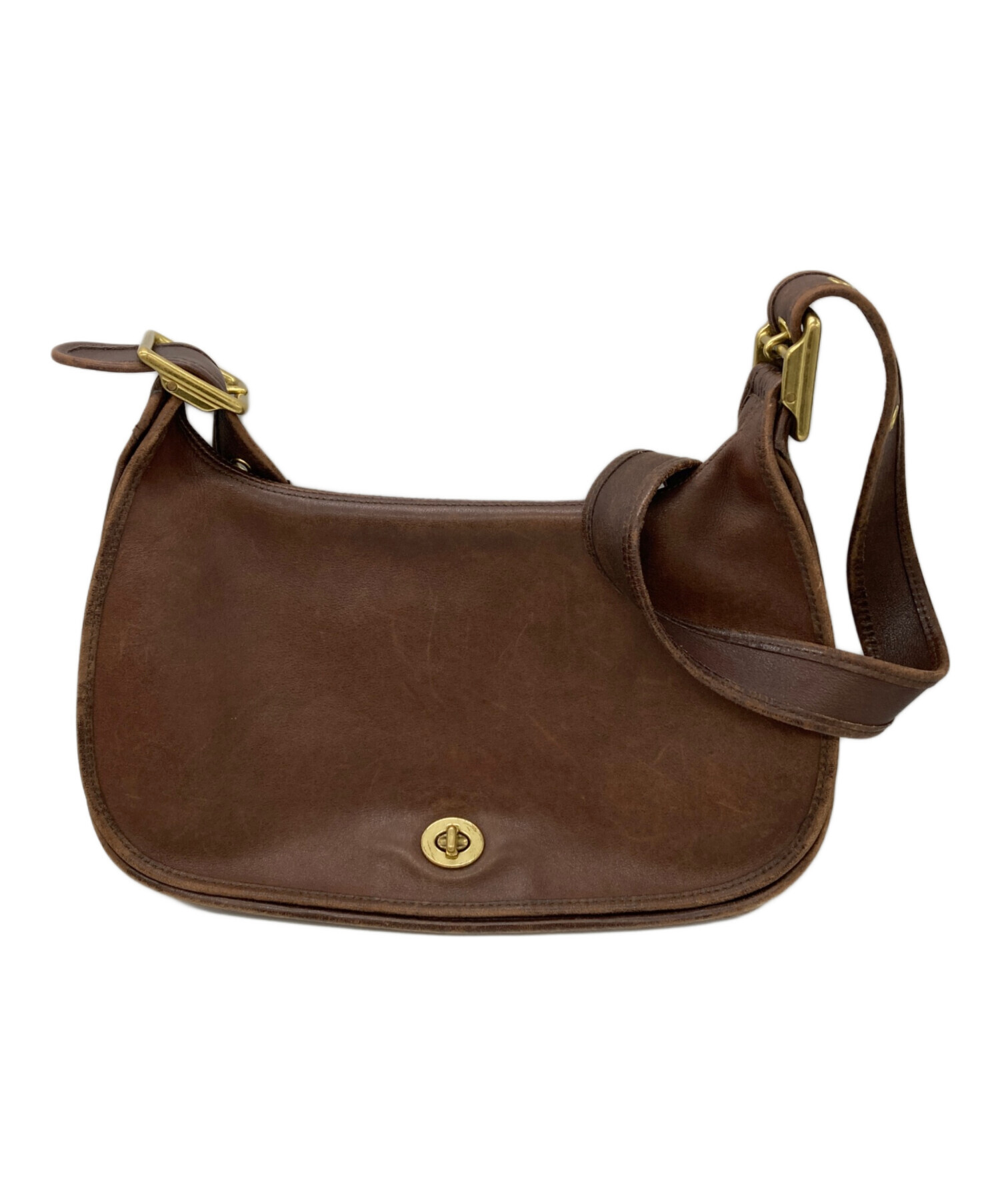 中古・古着通販】COACH (コーチ) ショルダーバッグ ブラウン｜ブランド