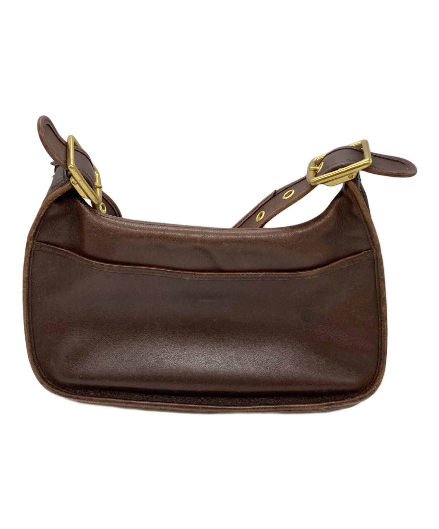 OLD COACH スエード ショルダーバッグ ブラウン ビンテージ 中古・古着通販】COACH (コーチ) ショルダーバッグ ブラウン｜ブランド