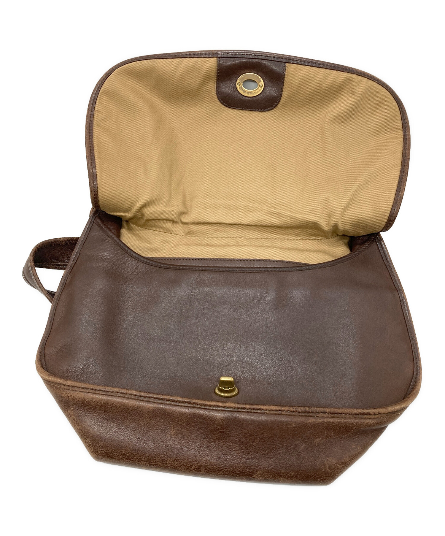 中古・古着通販】COACH (コーチ) ショルダーバッグ ブラウン｜ブランド