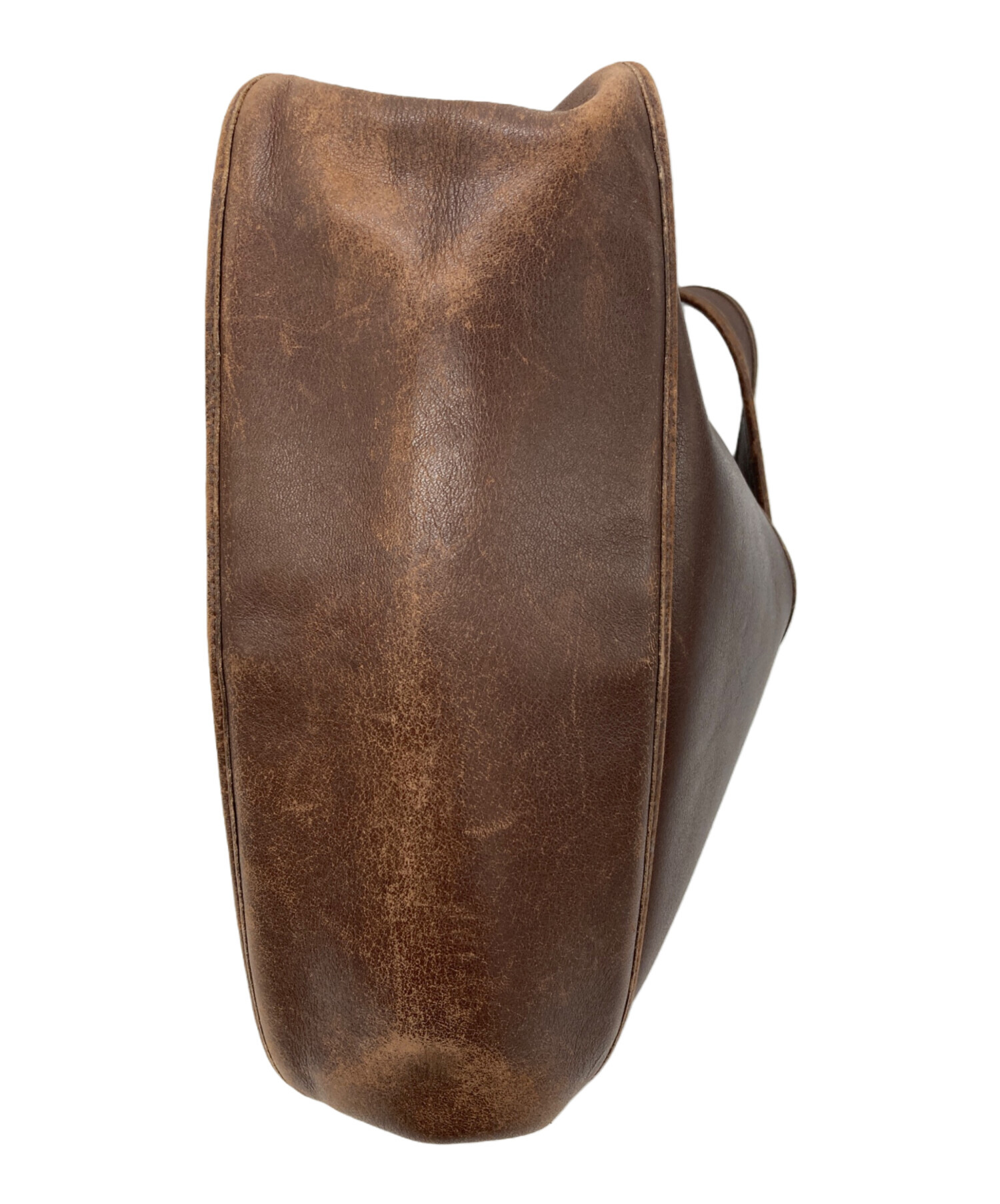 未使用に近い❗️COACH レザー ショルダーバッグ ブラウン 中古・古着通販】COACH (コーチ) ショルダーバッグ ブラウン｜ブランド