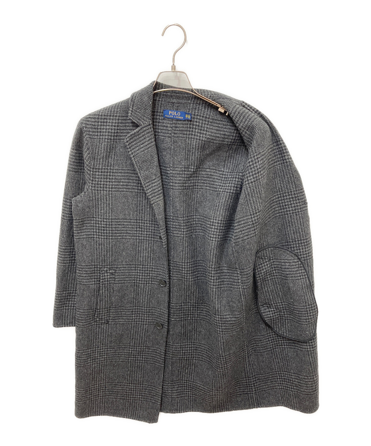 ☆美品☆Polo By Ralph Laurenグレー ウール チェスターコート 中古・古着通販】POLO RALPH LAUREN (ポロ・ラルフローレン