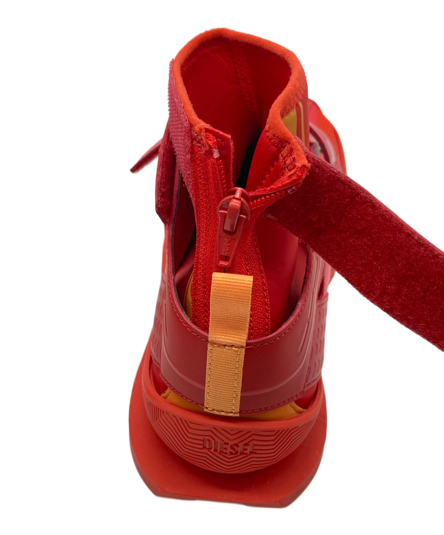 スロキチ　DIESEL　スニーカー　赤　26.5 中古・古着通販】DIESEL (ディーゼル) PENDHIO SOCKハイカット
