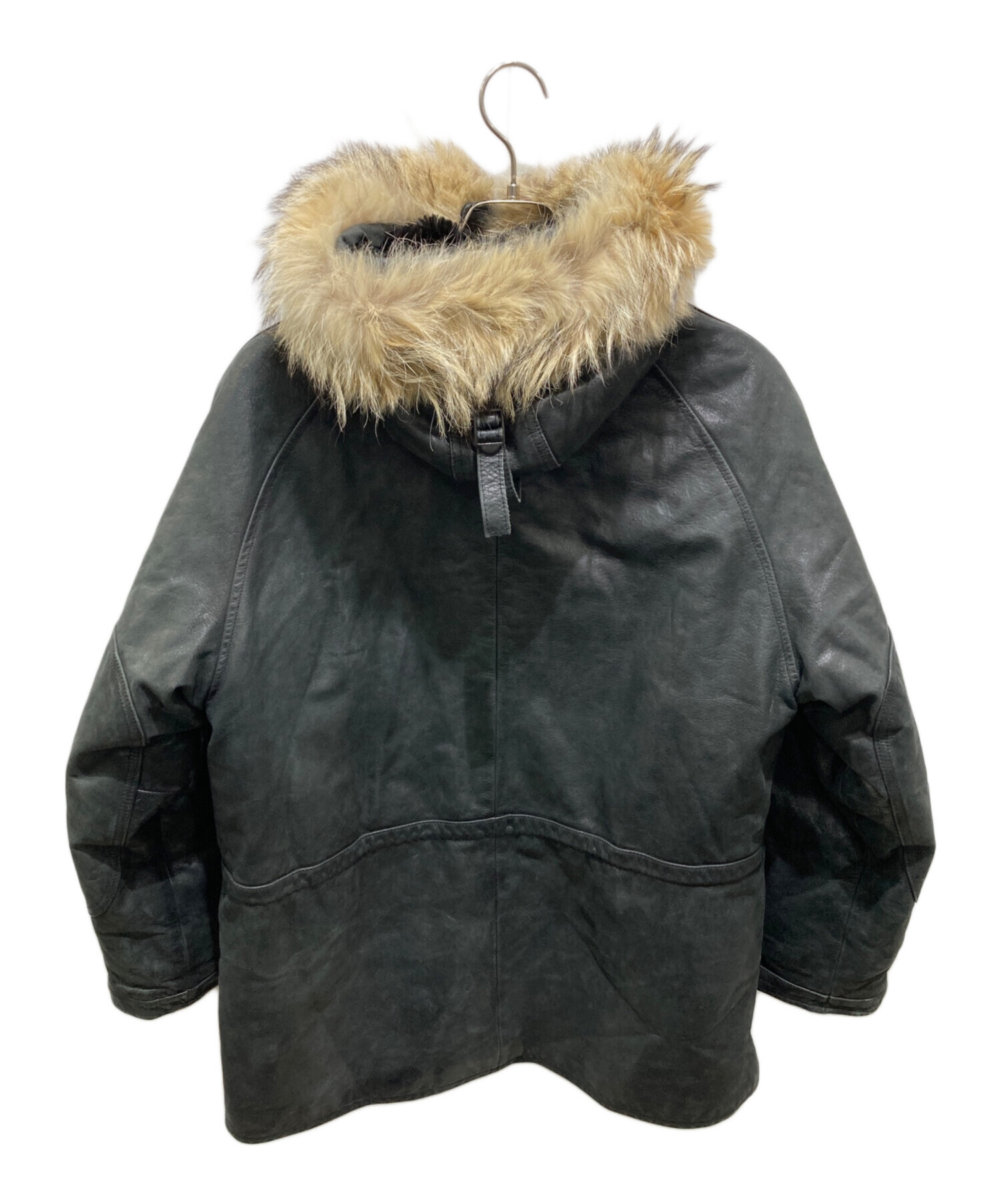中古・古着通販】BEAMS (ビームス) N-3Bタイプコート ブラック サイズ 