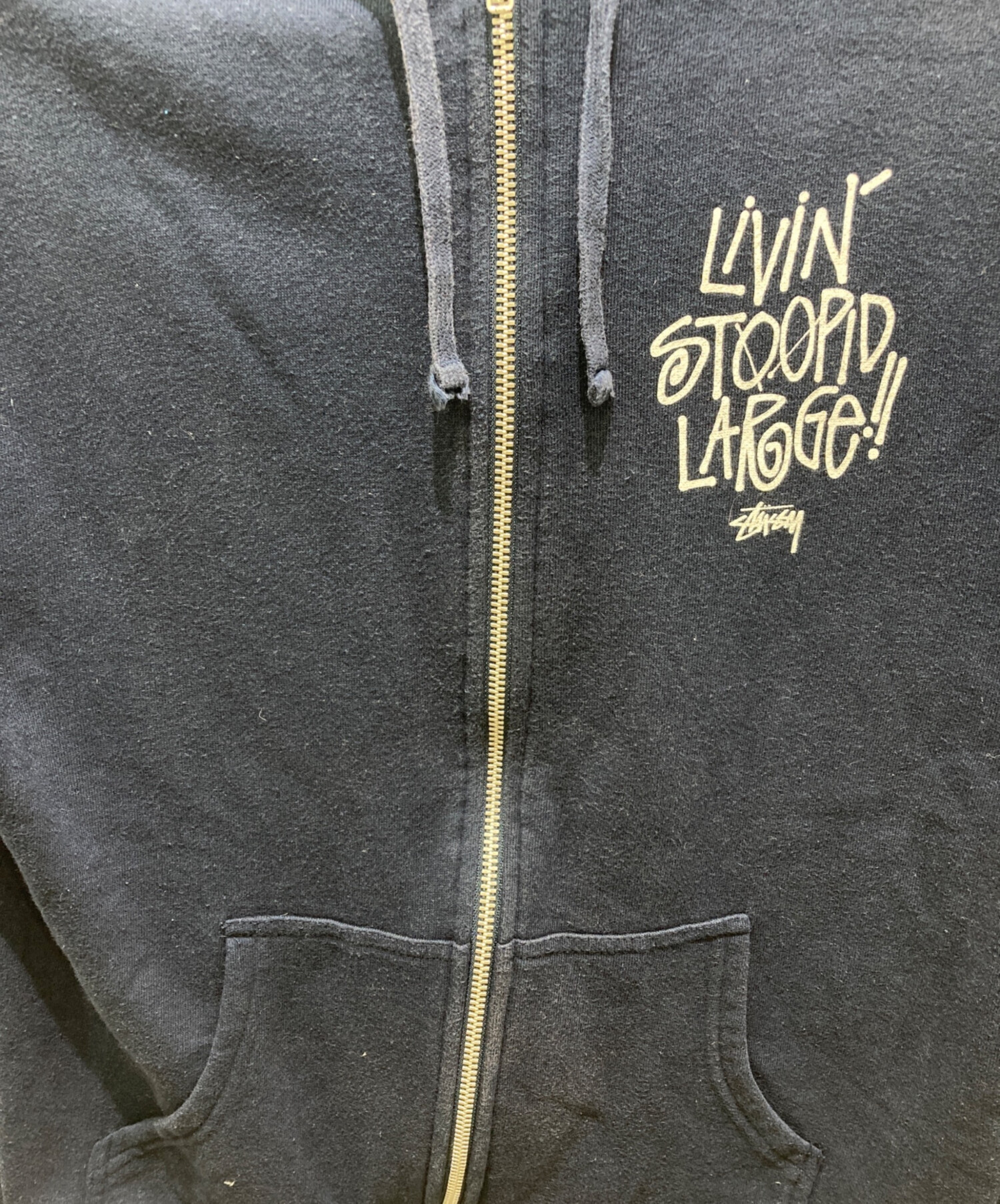 中古・古着通販】stussy (ステューシー) ダイヤモンドロゴ両面プリント 